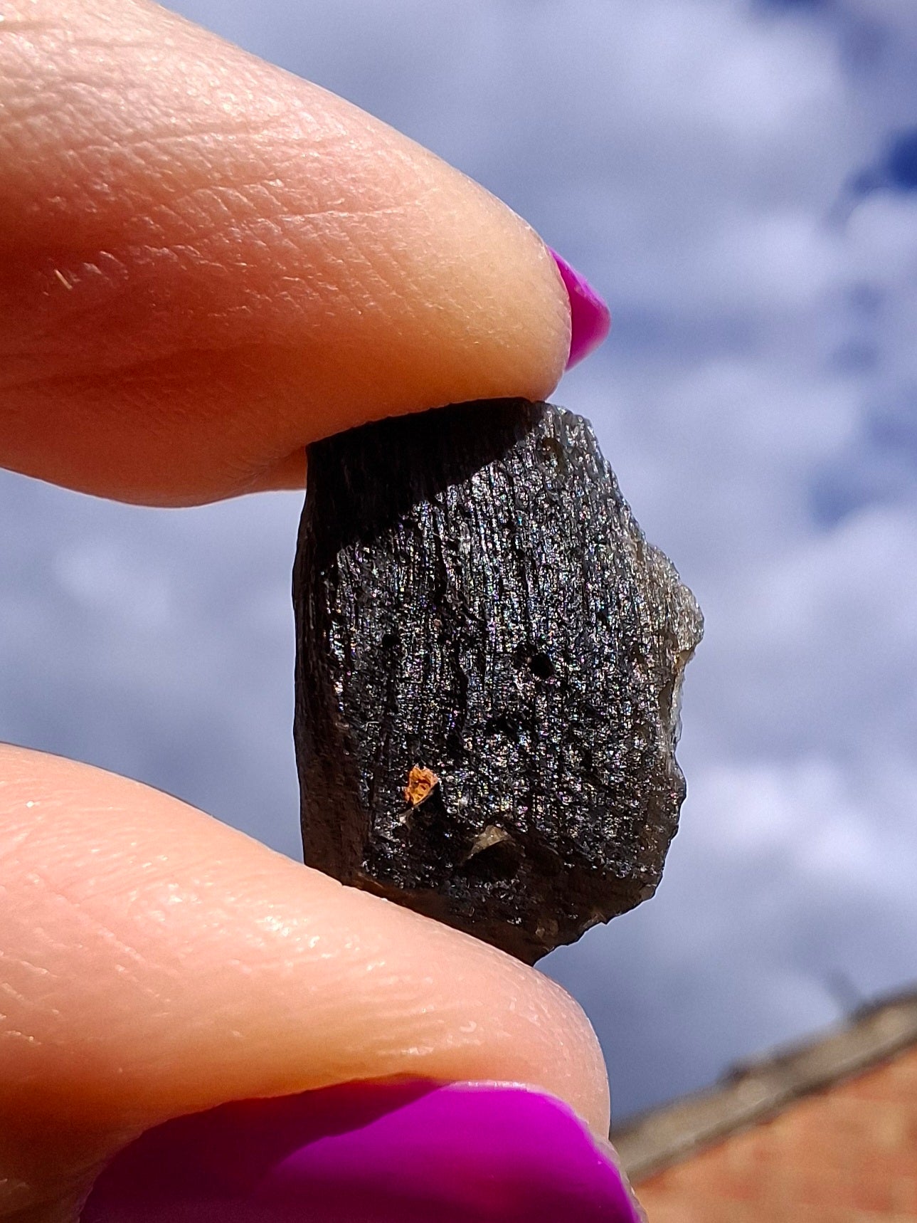 Moldavite Piece, 2.80g, Tektite (Ref: 1432)