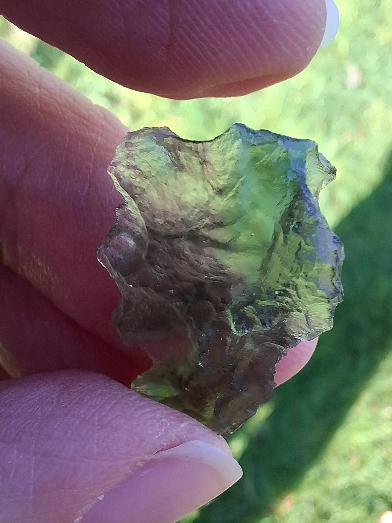 Moldavite Piece, PARYZ, 1.54g, Tektite (Ref: 1360)