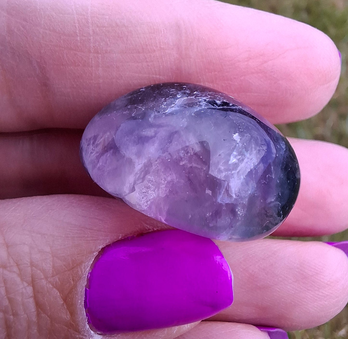 Fluorite, Tumble Stone, Crystal (Ref: T53)