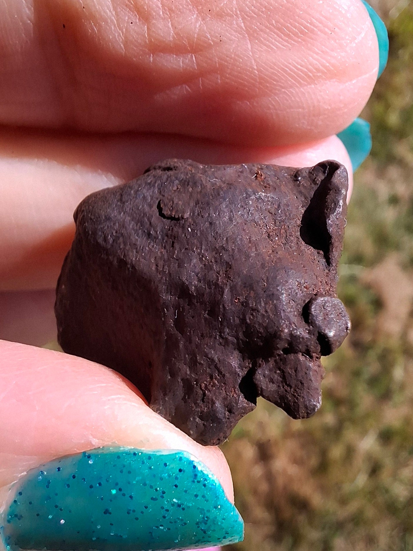 Gebel Kamil Iron Meteorite, 21.40g (Ref: K35)