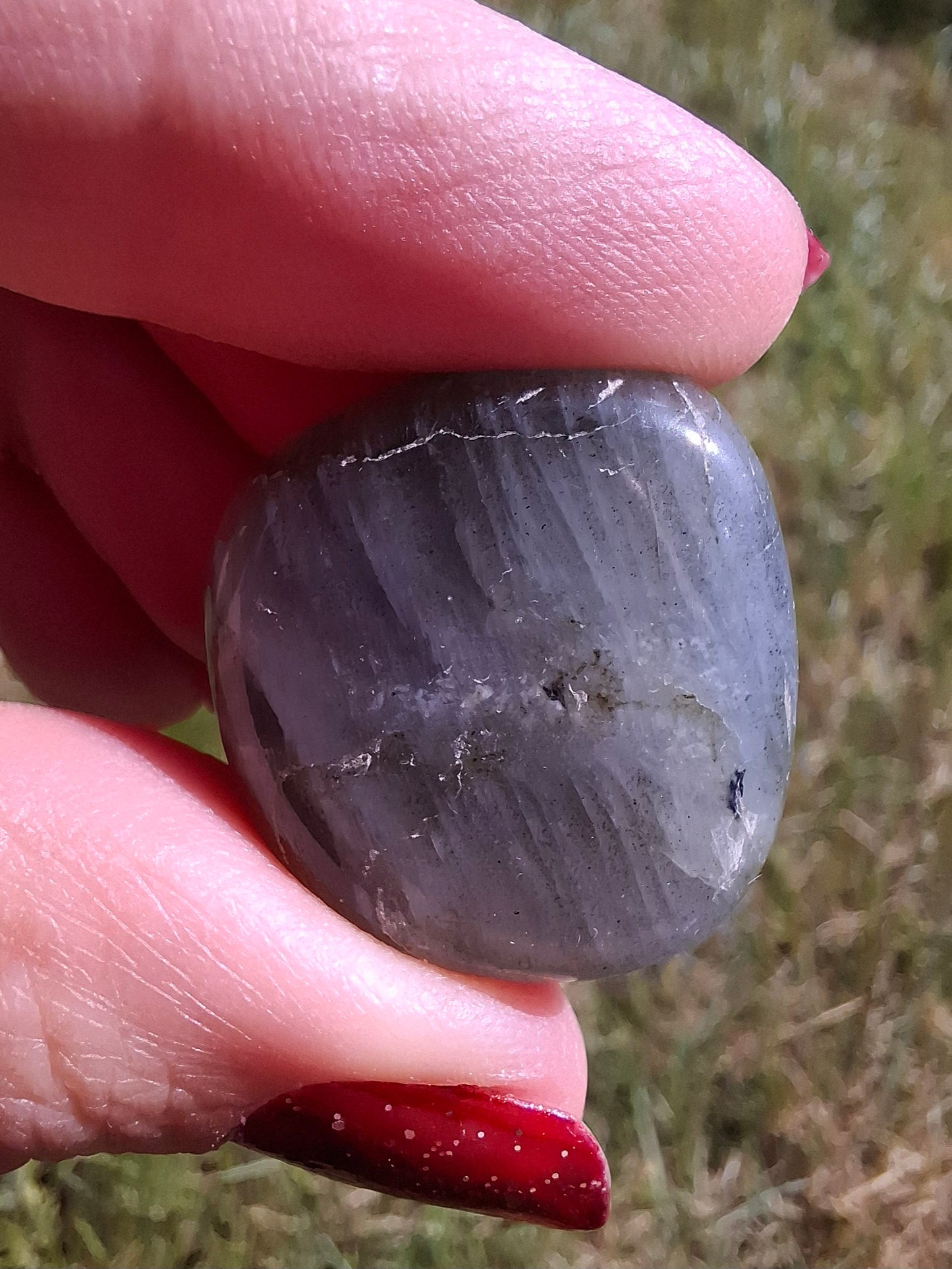 Labradorite, Tumble Stone, Crystal (Ref: T213)