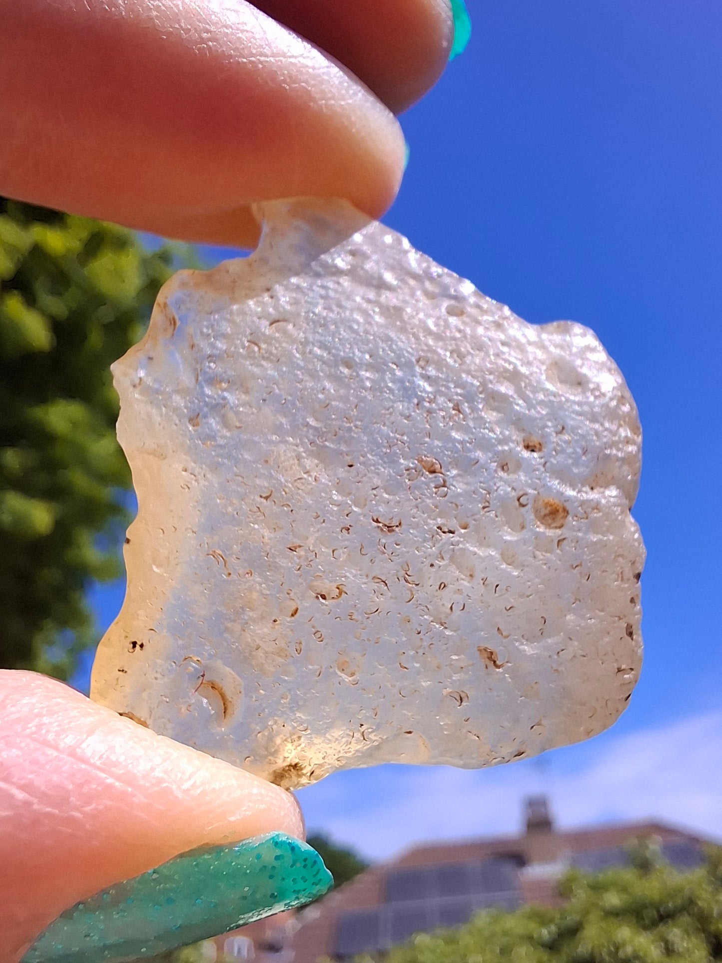 Libyan Desert Glass Piece, 15.20g, Tektite (Ref: LE276)