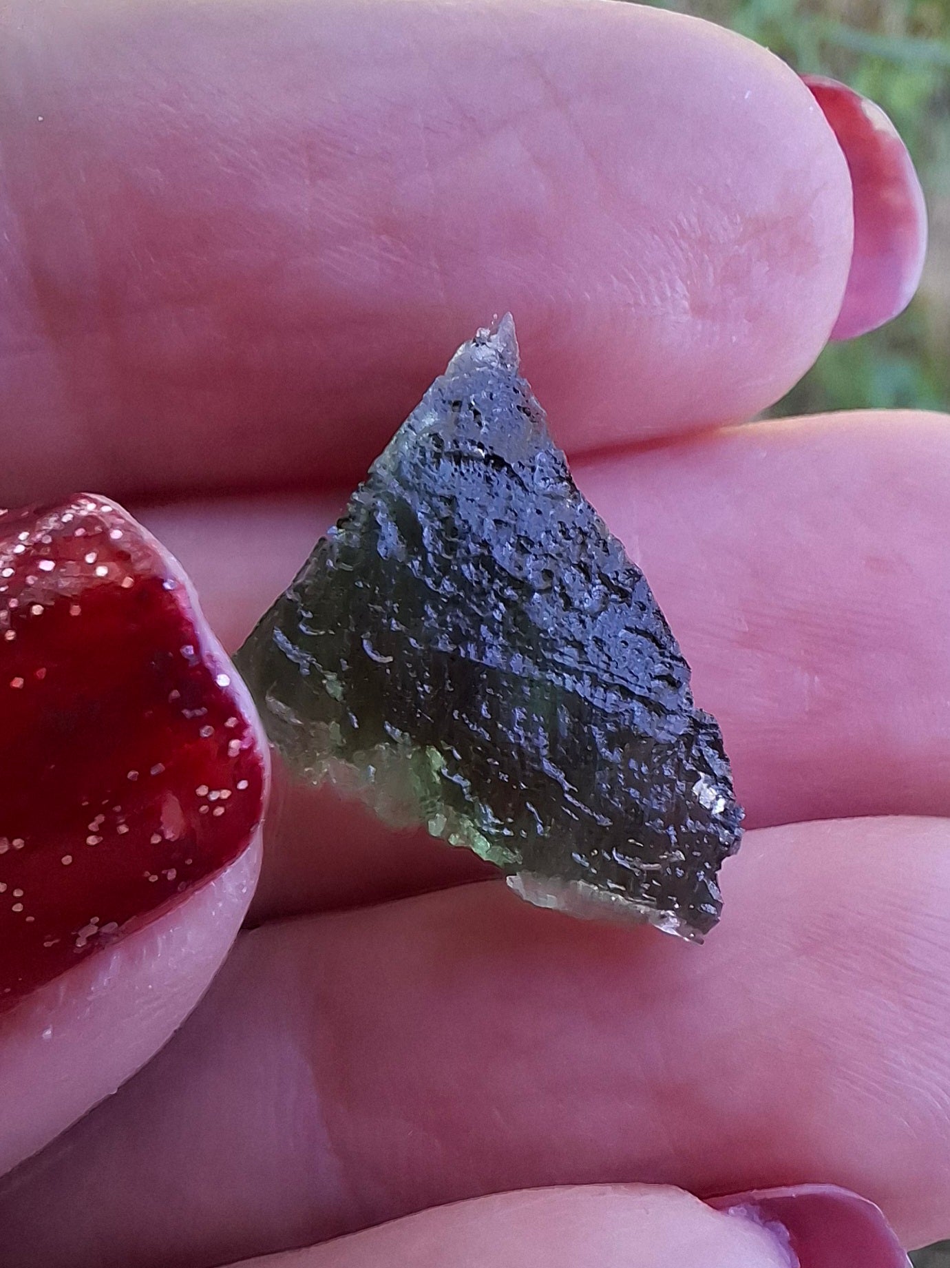 Moldavite Piece, 1.55g, Tektite (Ref: 1469)