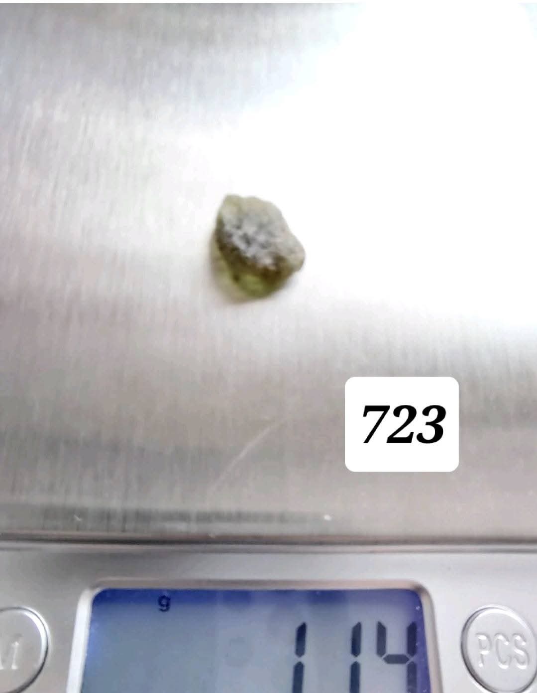 Moldavite Piece, 1.14g, Tektite (Ref: 723)