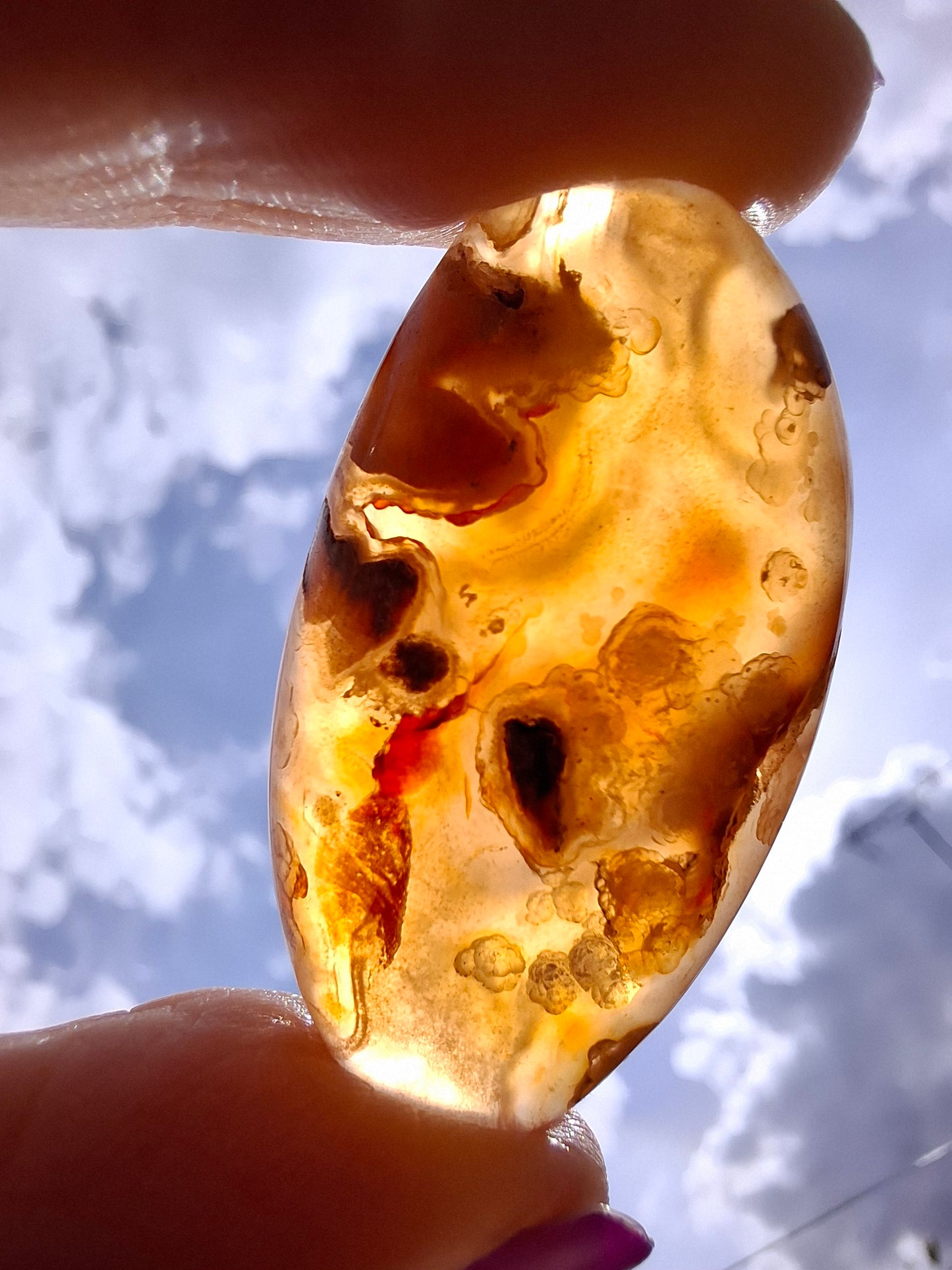 Carnelian, Tumble Stone, Crystal (Ref: T64)