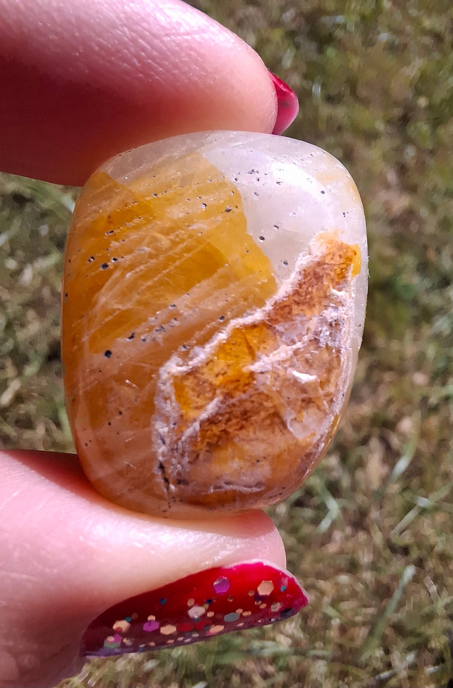 Golden Healer, Tumble Stone, Crystal (Ref: T191)