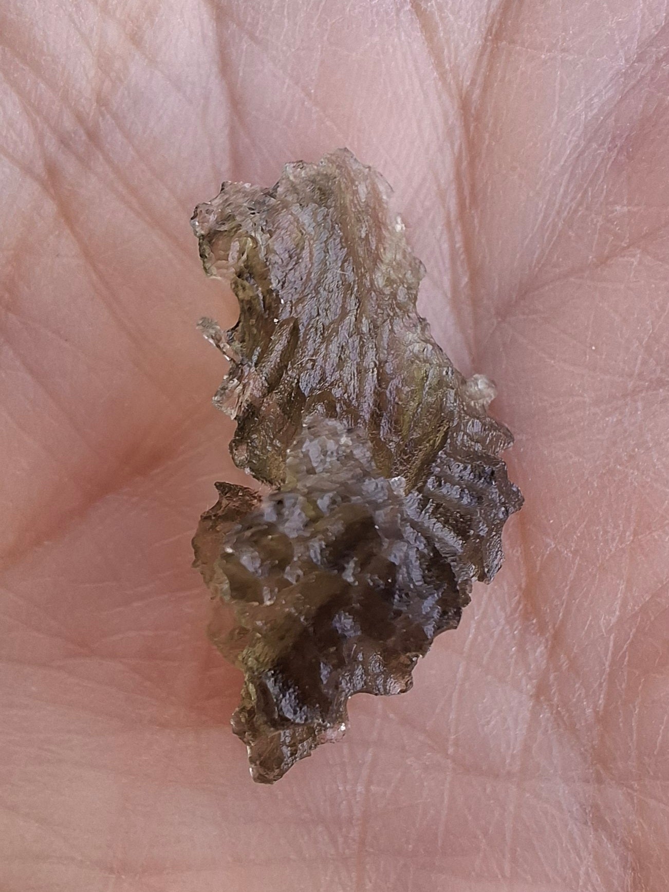 Moldavite Piece, JEZKOVNA BESEDNICE, 1.50g, Tektite (Ref: 1277)