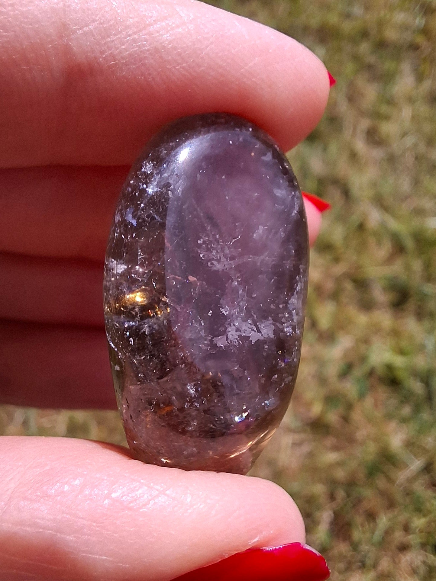 Smoky Quartz, Tumble Stone, Crystal (Ref: T104)