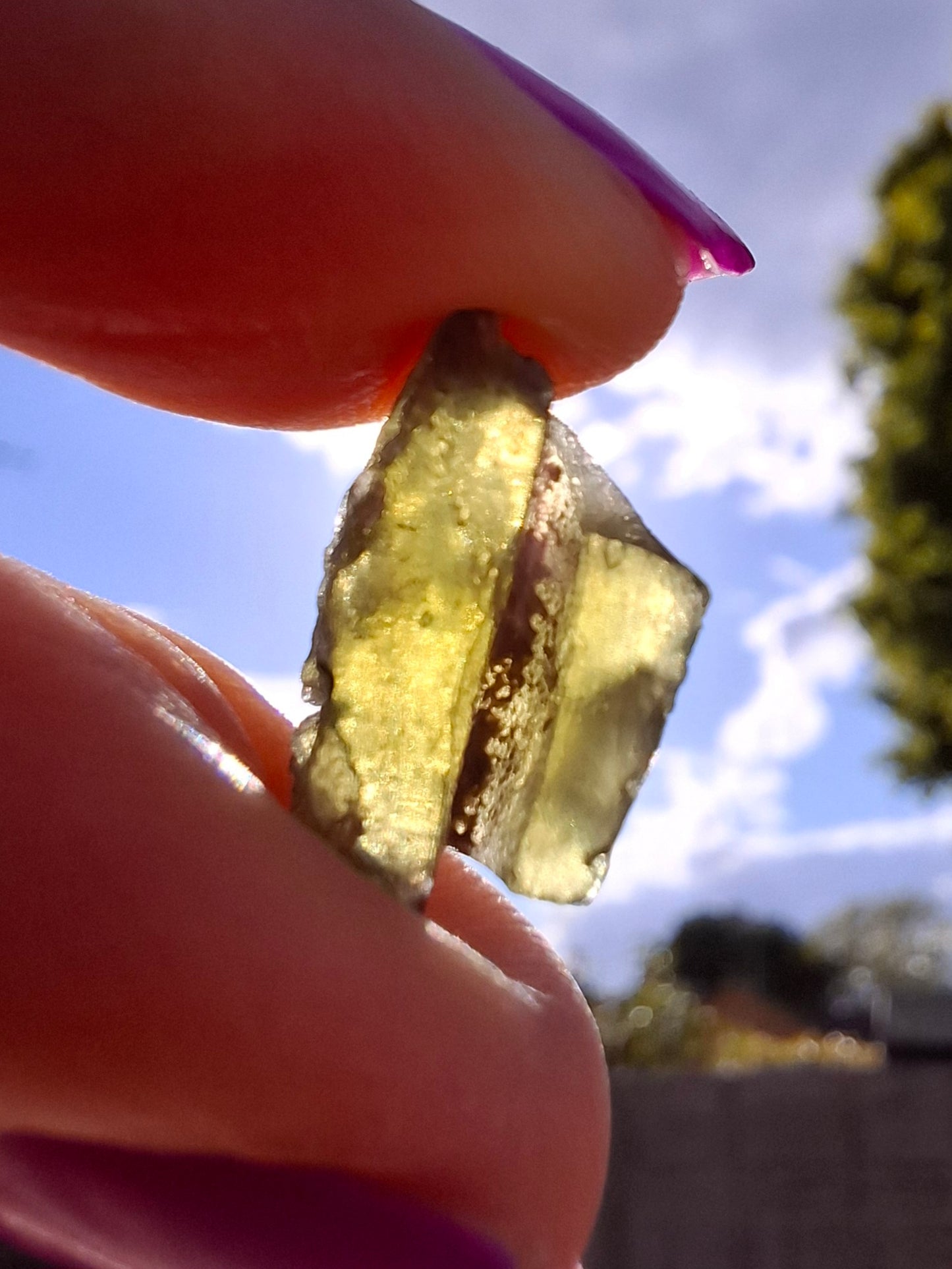 Moldavite Piece, 1.20g, Tektite (Ref: 1440)