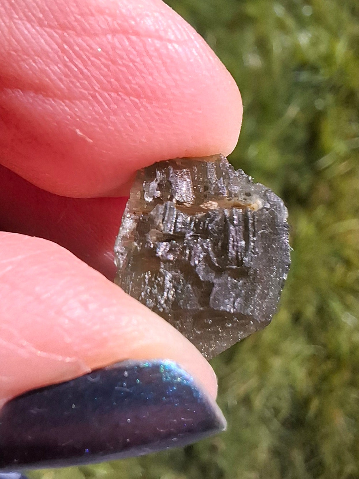 Moldavite Piece, 1.00g, Tektite (Ref: 1399)