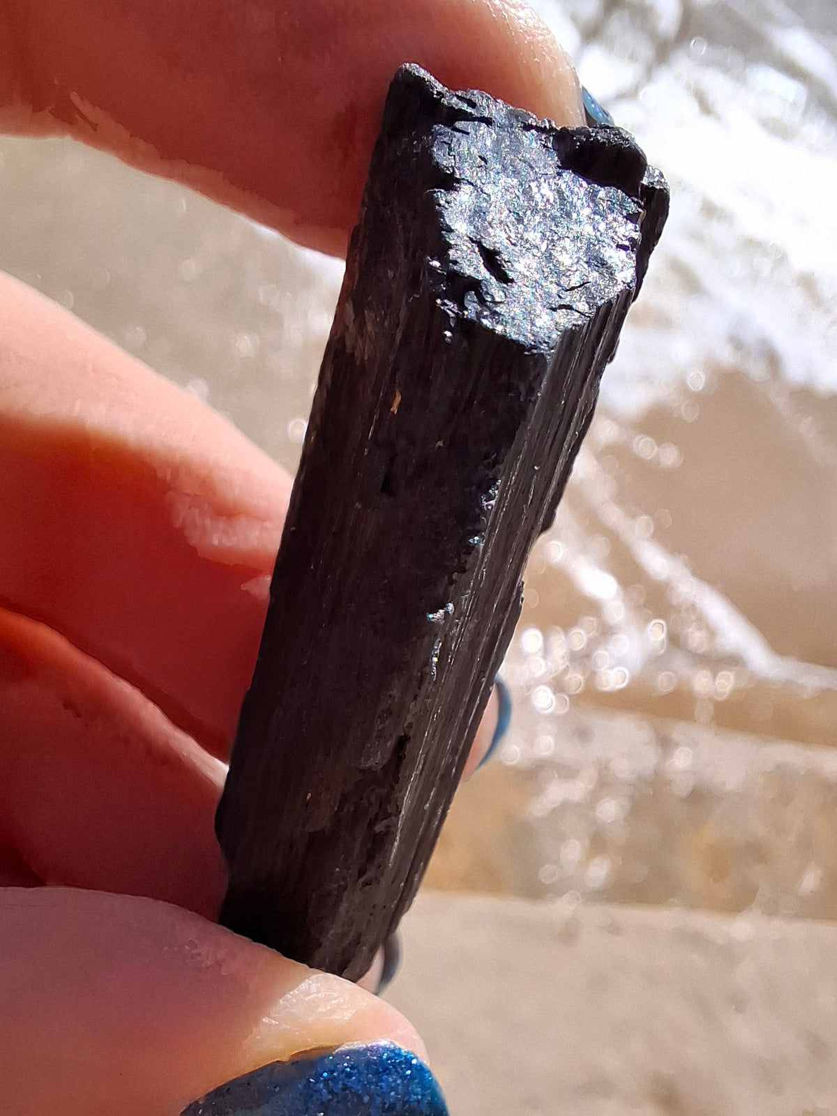 Black Tourmaline RAW, 13.00g, Crystal (Ref: RBT9)