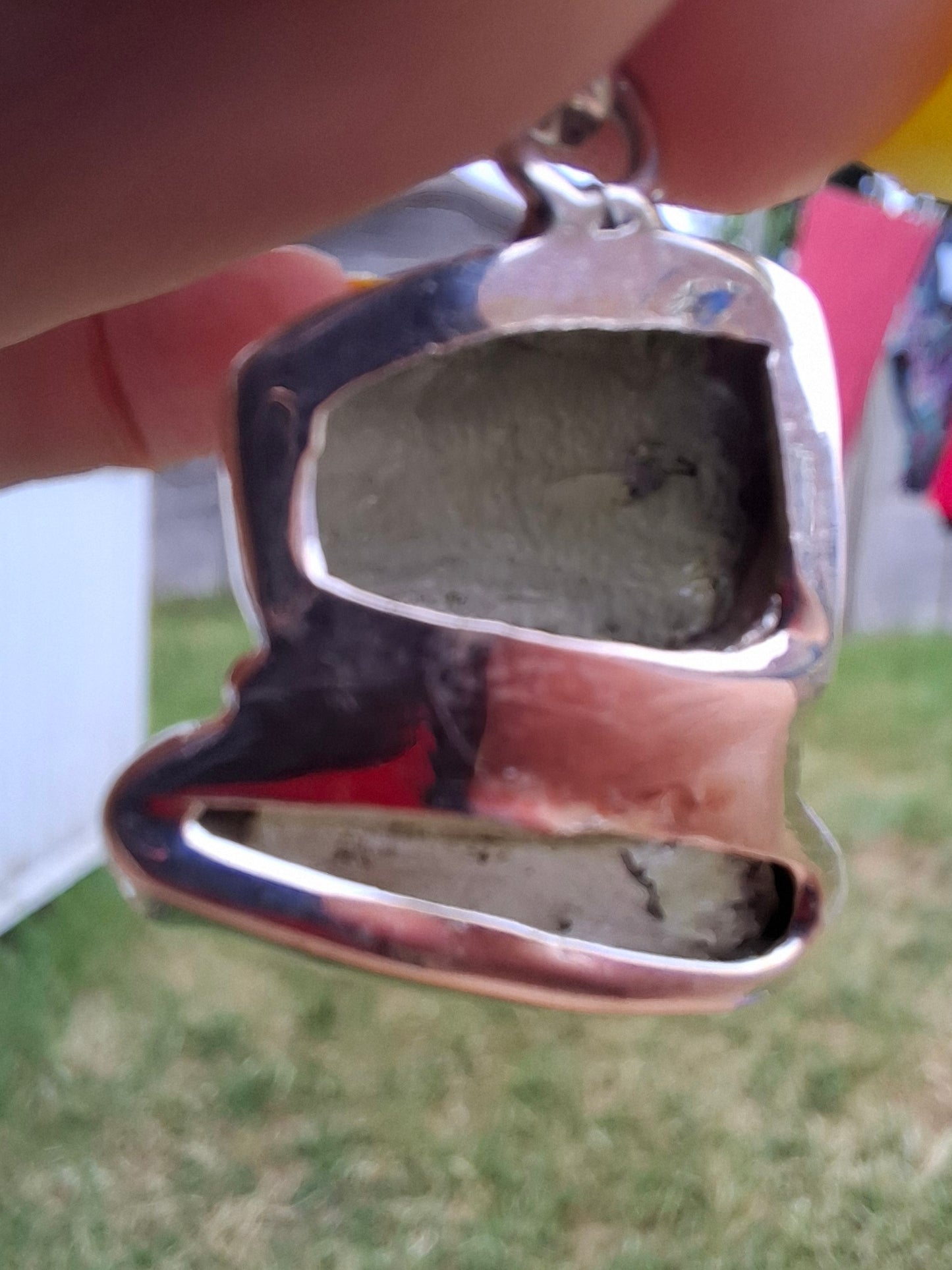 Moldavite & Libyan Desert Glass Pendant, 925 Silver, Tektite (Ref: MLP6)