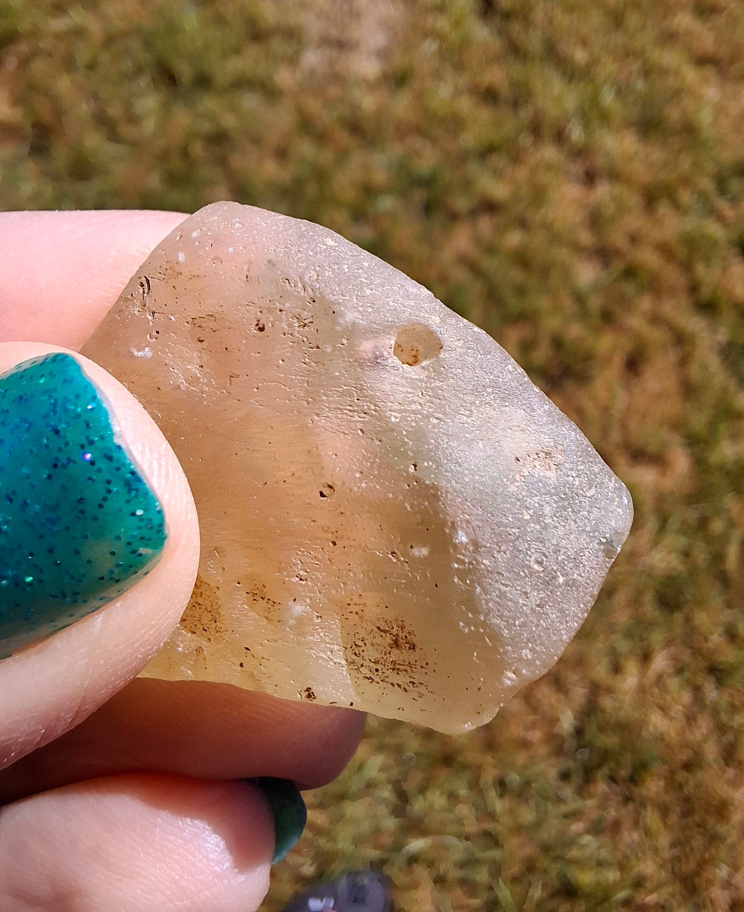 Libyan Desert Glass Piece, 12.30g, Tektite