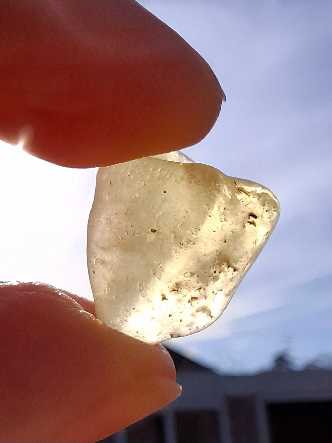Libyan Desert Glass small Piece, 2.11g, Tektite (Ref: L1345)