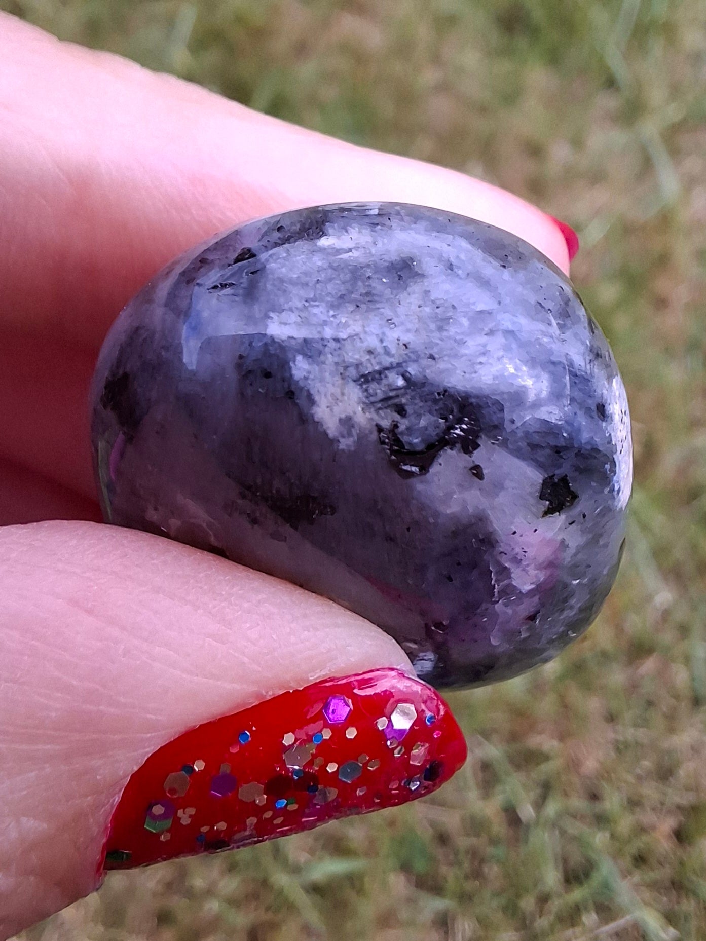 Larvikite, Tumble Stone, Crystal (Ref: T125)