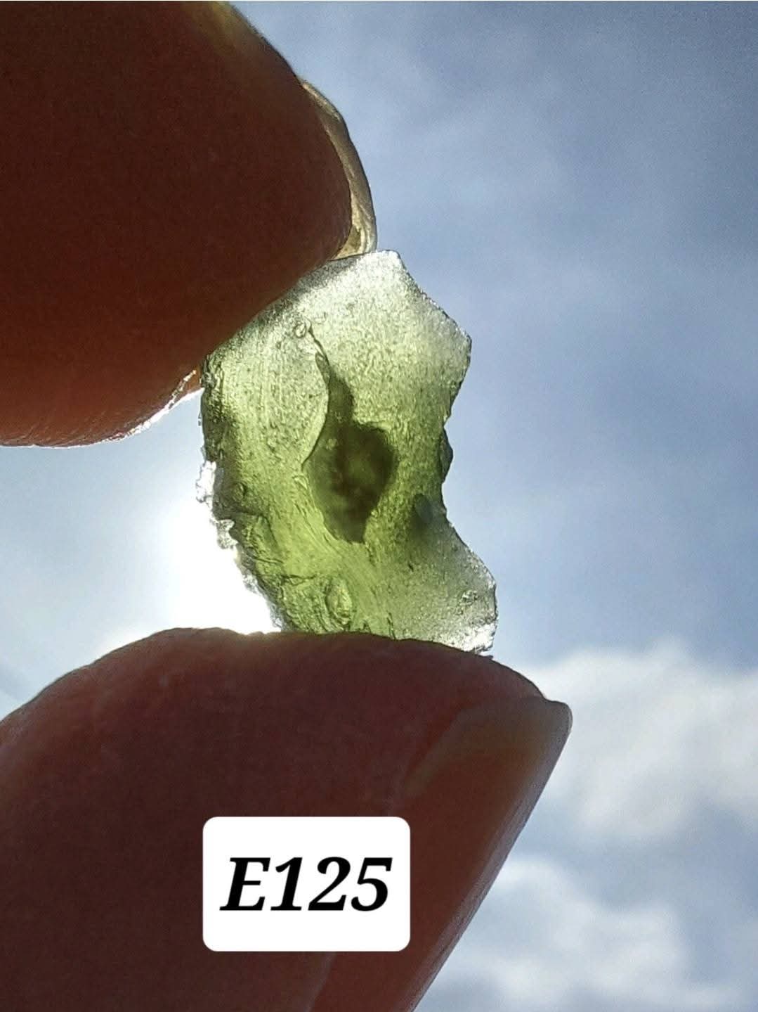 Moldavite Piece, 0.78g, Tektite (Ref: E125)