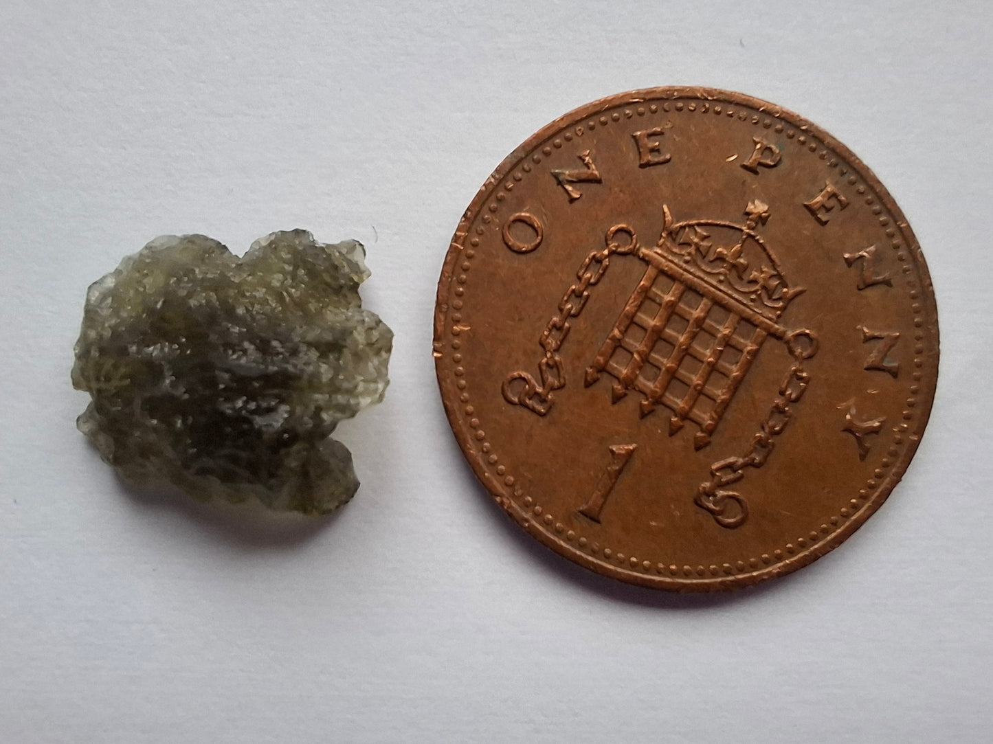 Moldavite Piece, 0.62g, Tektite (Ref: 1455)