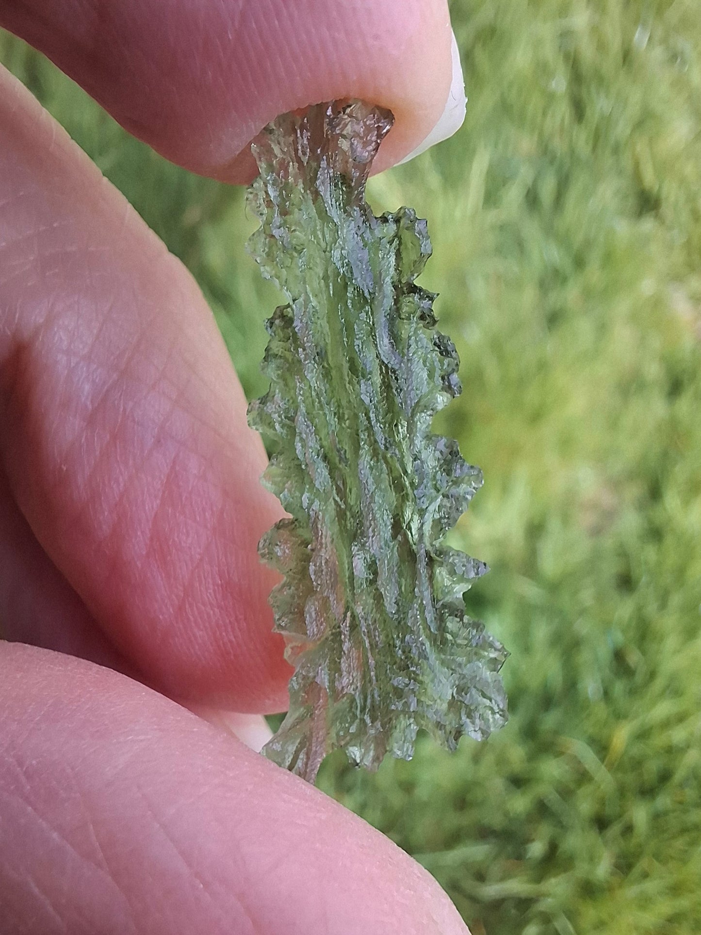 Moldavite Piece, JEZKOVNA BESEDNICE, 1.41g, Tektite (Ref: 1283)