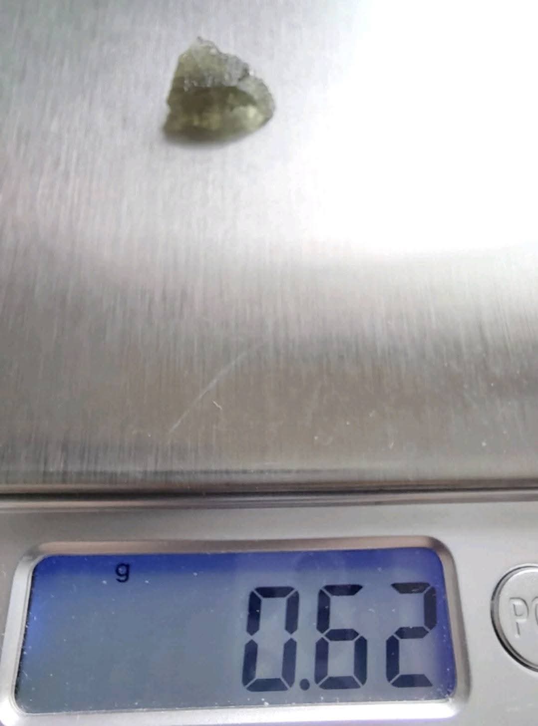 Moldavite Piece, NESMEN LES, 0.62g, Tektite (Ref: 840)