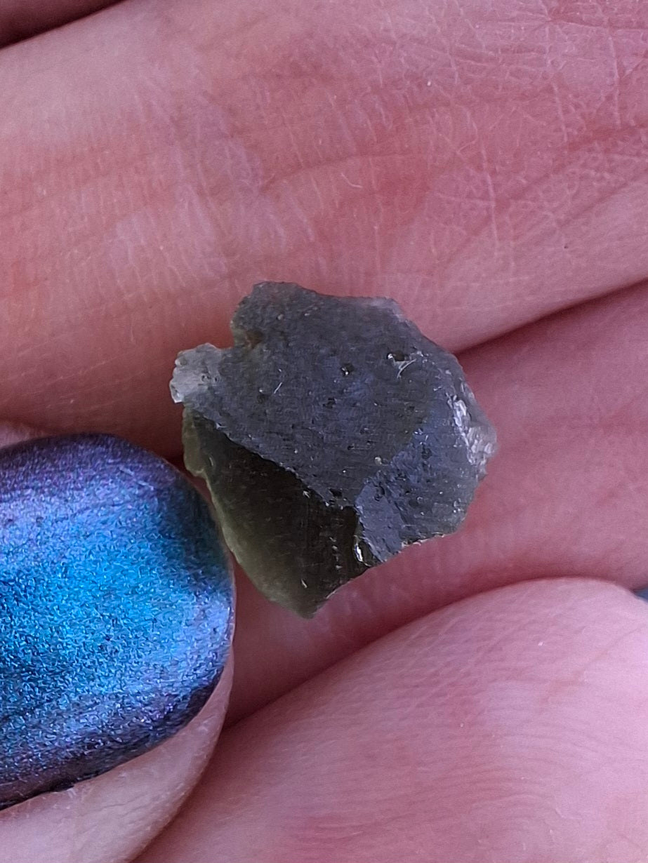 Moldavite Piece, 1.00g, Tektite (Ref: 1398)