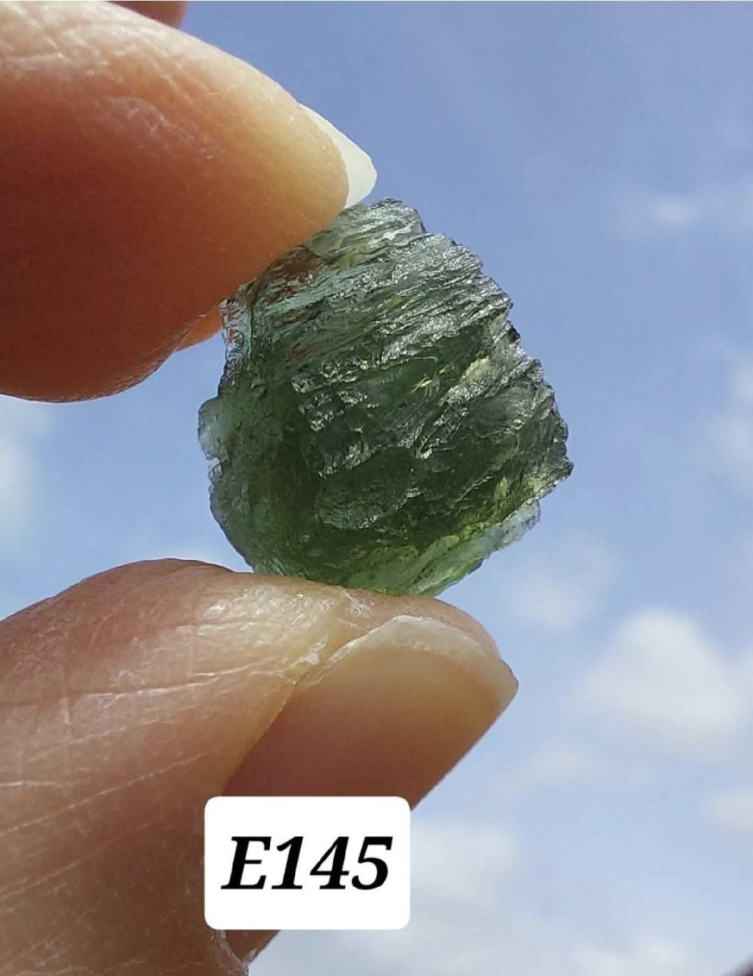 Moldavite Piece, 1.72g, Tektite (Ref: E145)