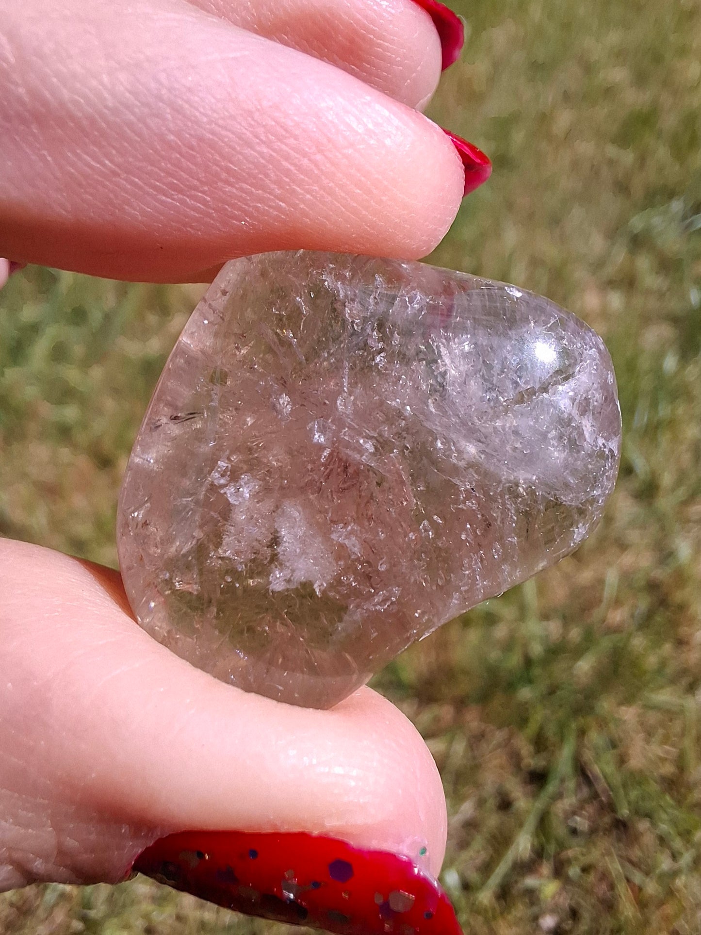 Smoky Quartz, Tumble Stone, Crystal (Ref: T108)