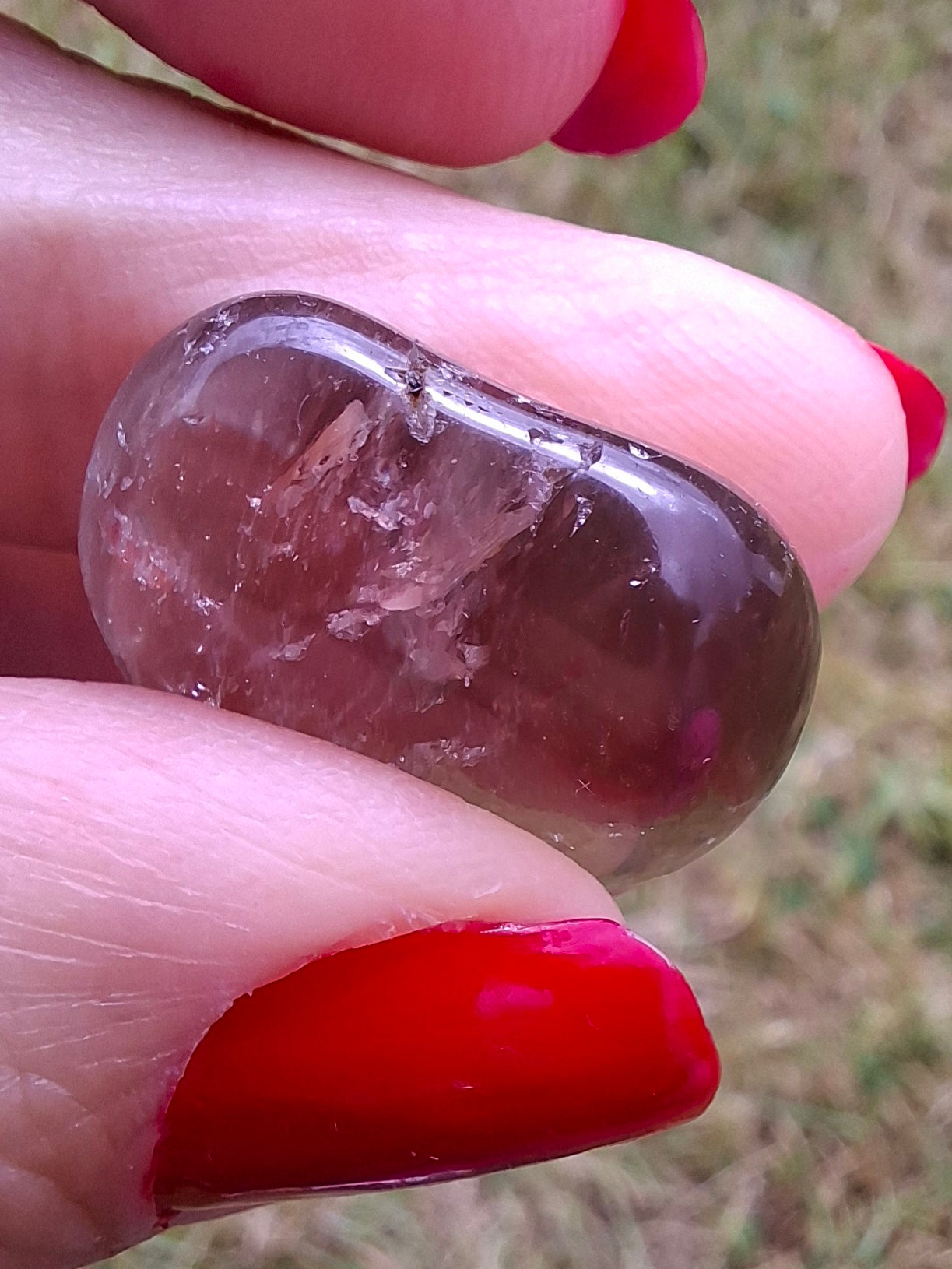 Smoky Quartz, Tumble Stone, Crystal (Ref: T107)