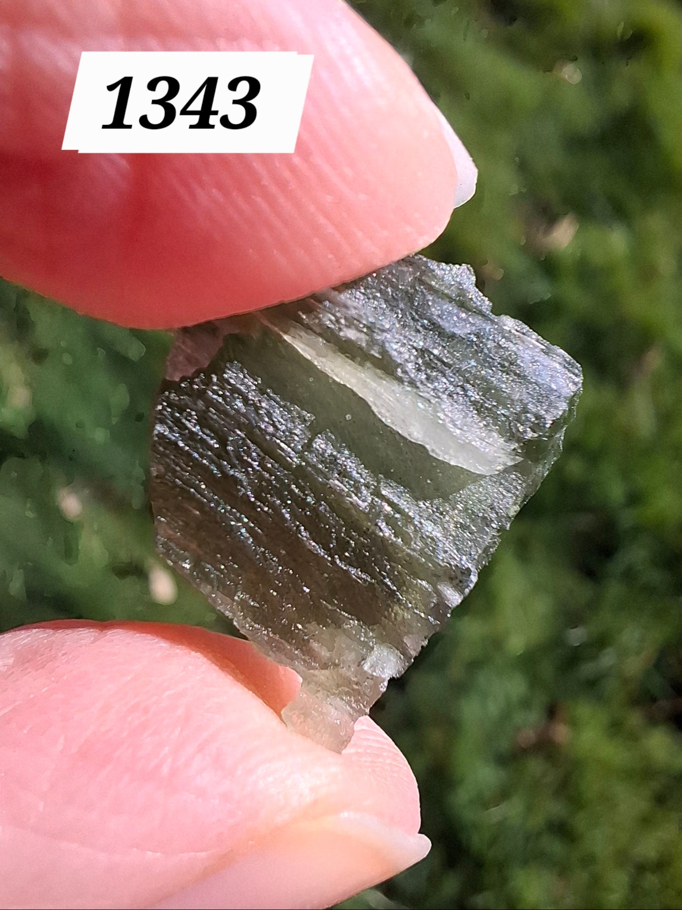 Moldavite Piece, 1.50g, Tektite (Ref: 1343)