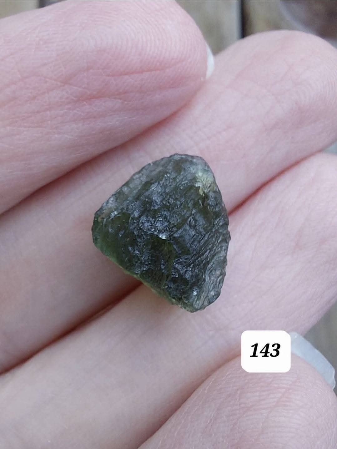 Moldavite Piece, CHLUM, 1.50g, Tektite (Ref: 143)