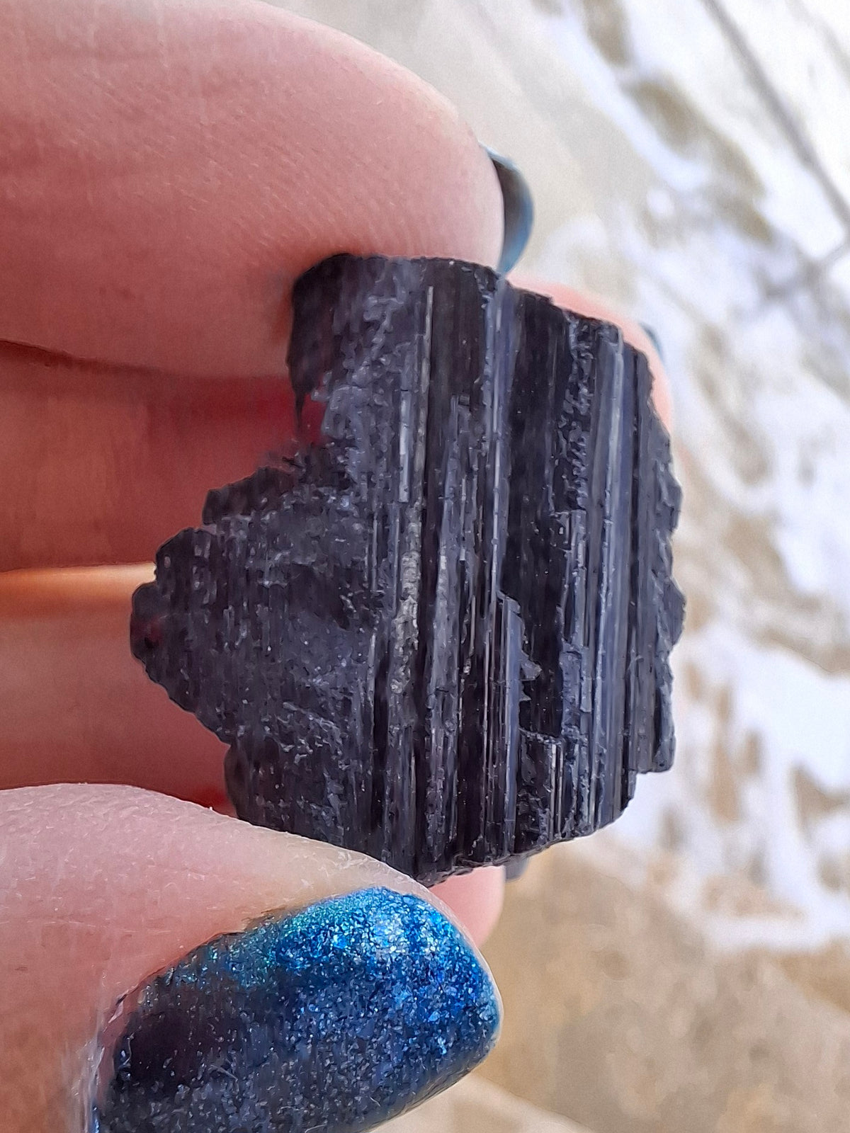 Black Tourmaline RAW, 8.70g, Crystal (Ref: RBT4)