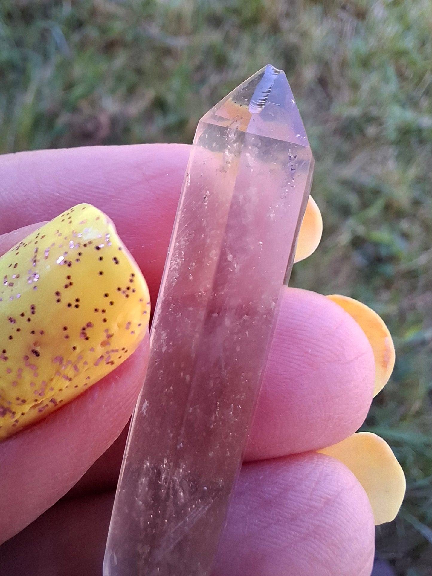 Libyan Desert Glass DT Carving, 3.93g, Tektite (Ref: LDT3)