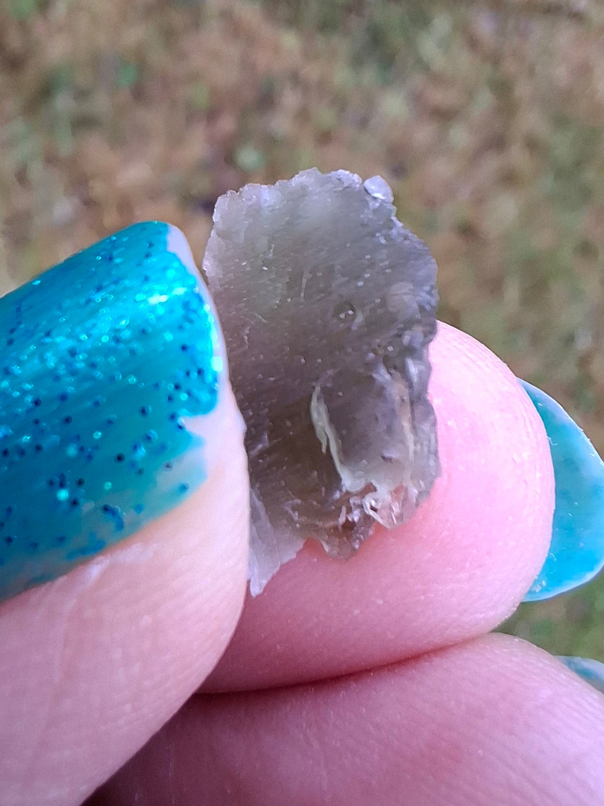Moldavite Piece, 0.74g, Tektite (Ref: 1417)