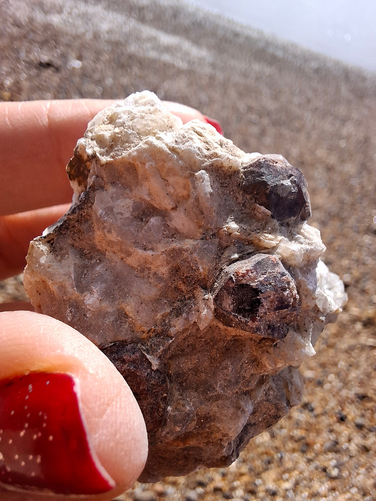 (Dig your own) Garnet in Matrix, Crystal (Ref: RG6)