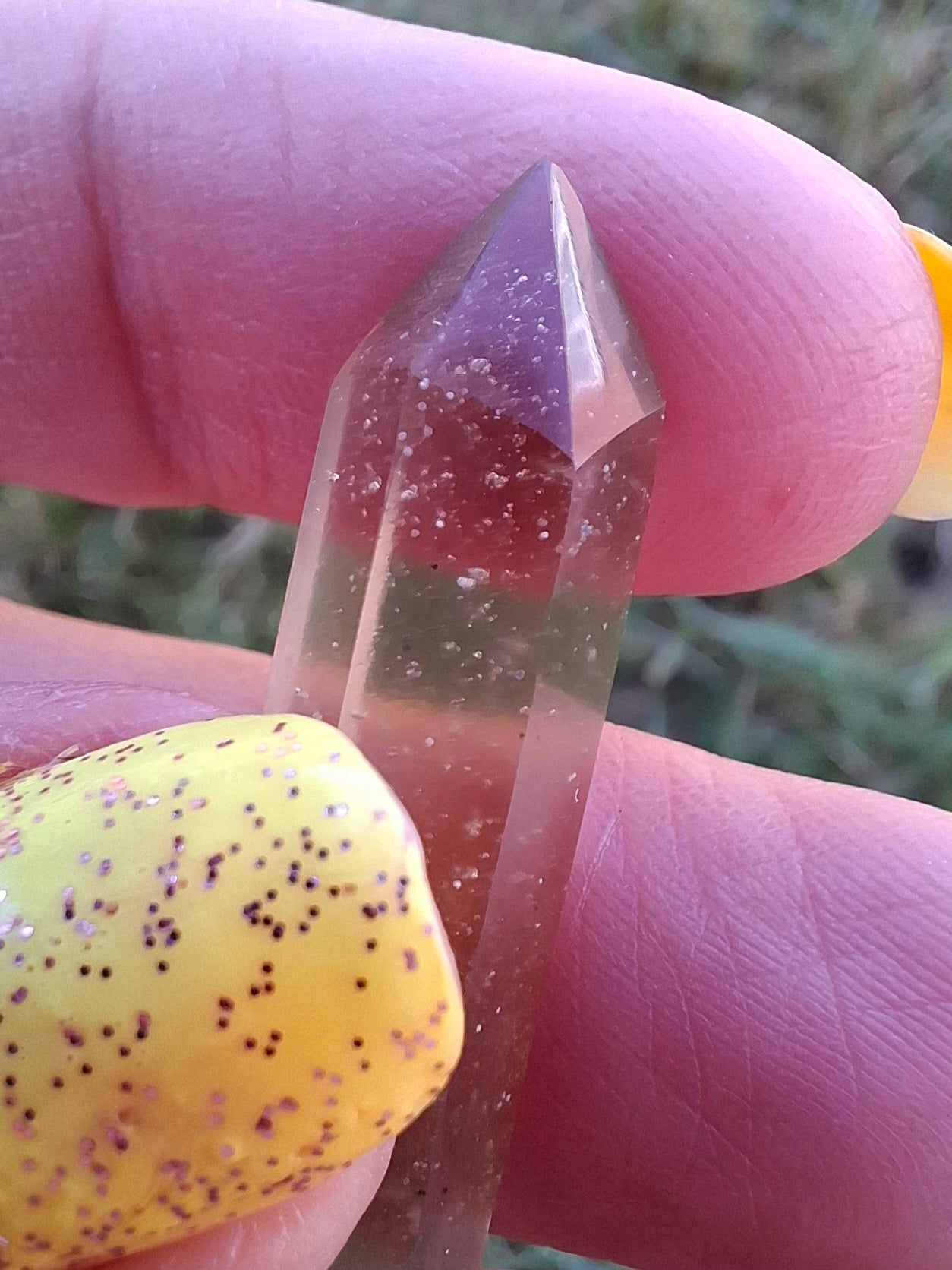 Libyan Desert Glass DT Carving, 4.57g, Tektite (Ref: LDT8)