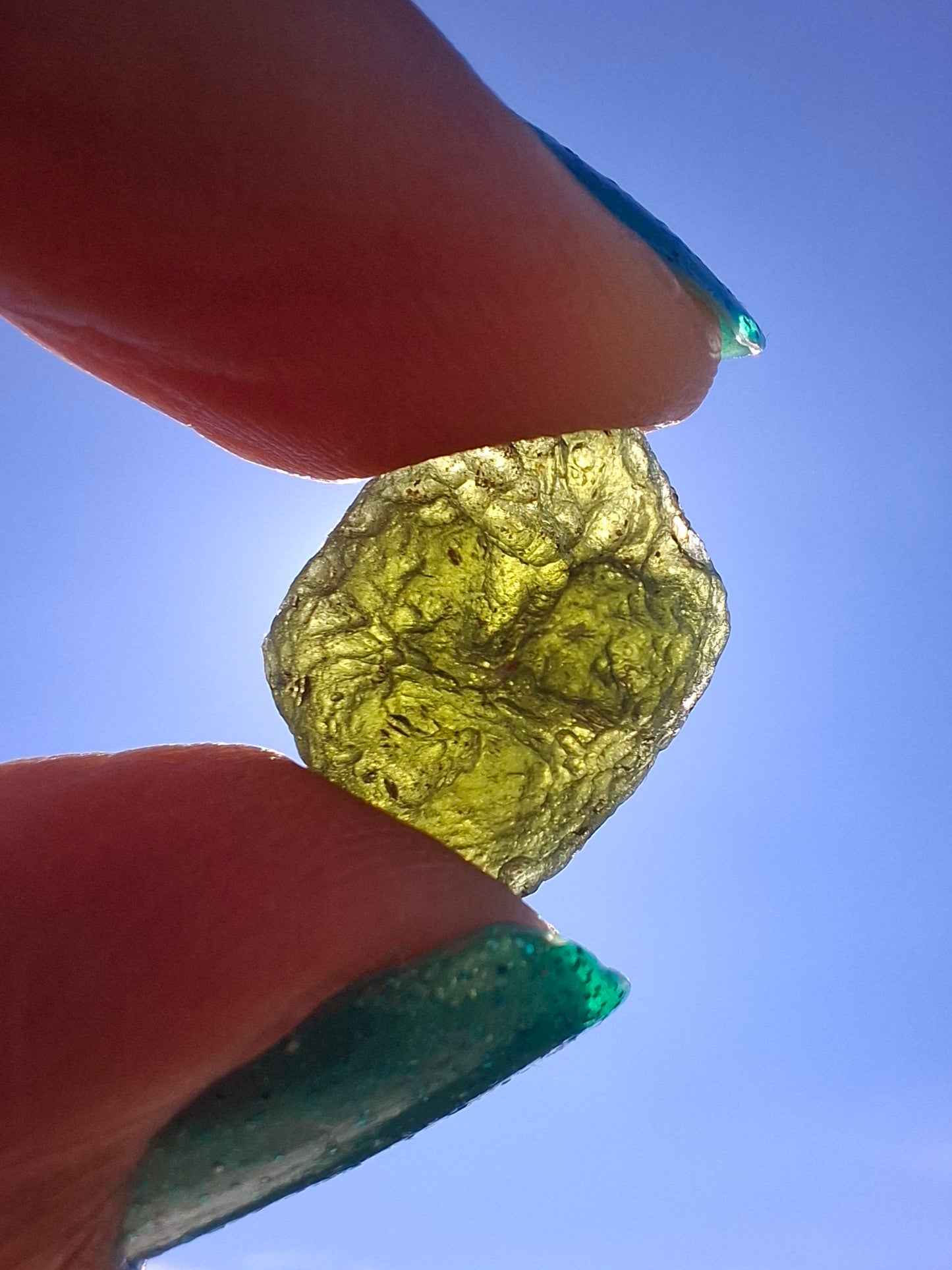 Moldavite Piece, 2.34g, Tektite (Ref: 1414)