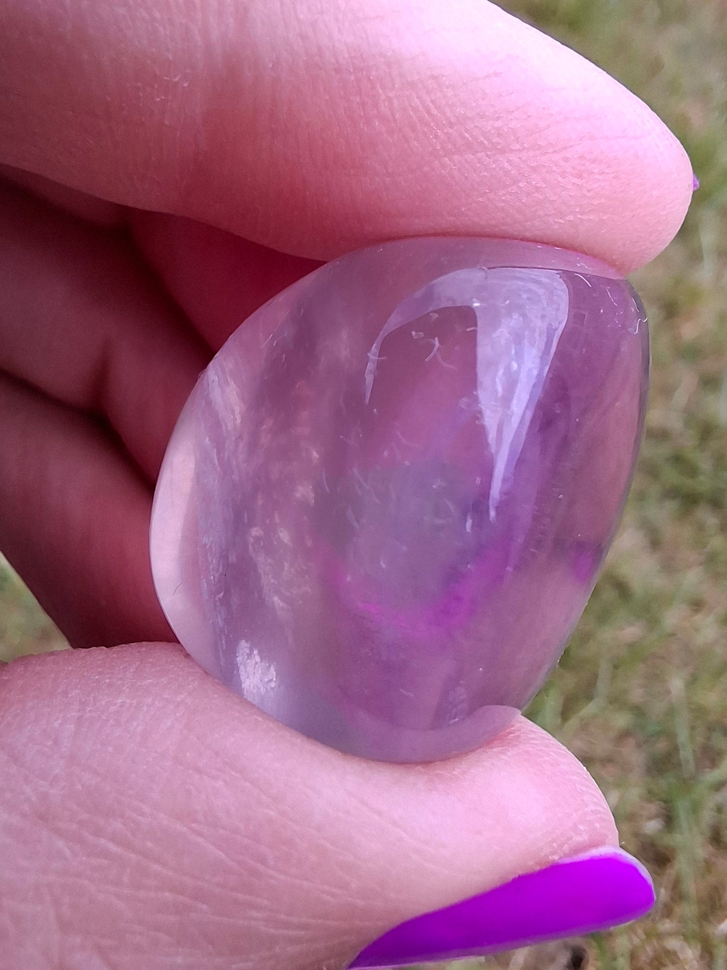 Fluorite, Tumble Stone, Crystal (Ref: T52)