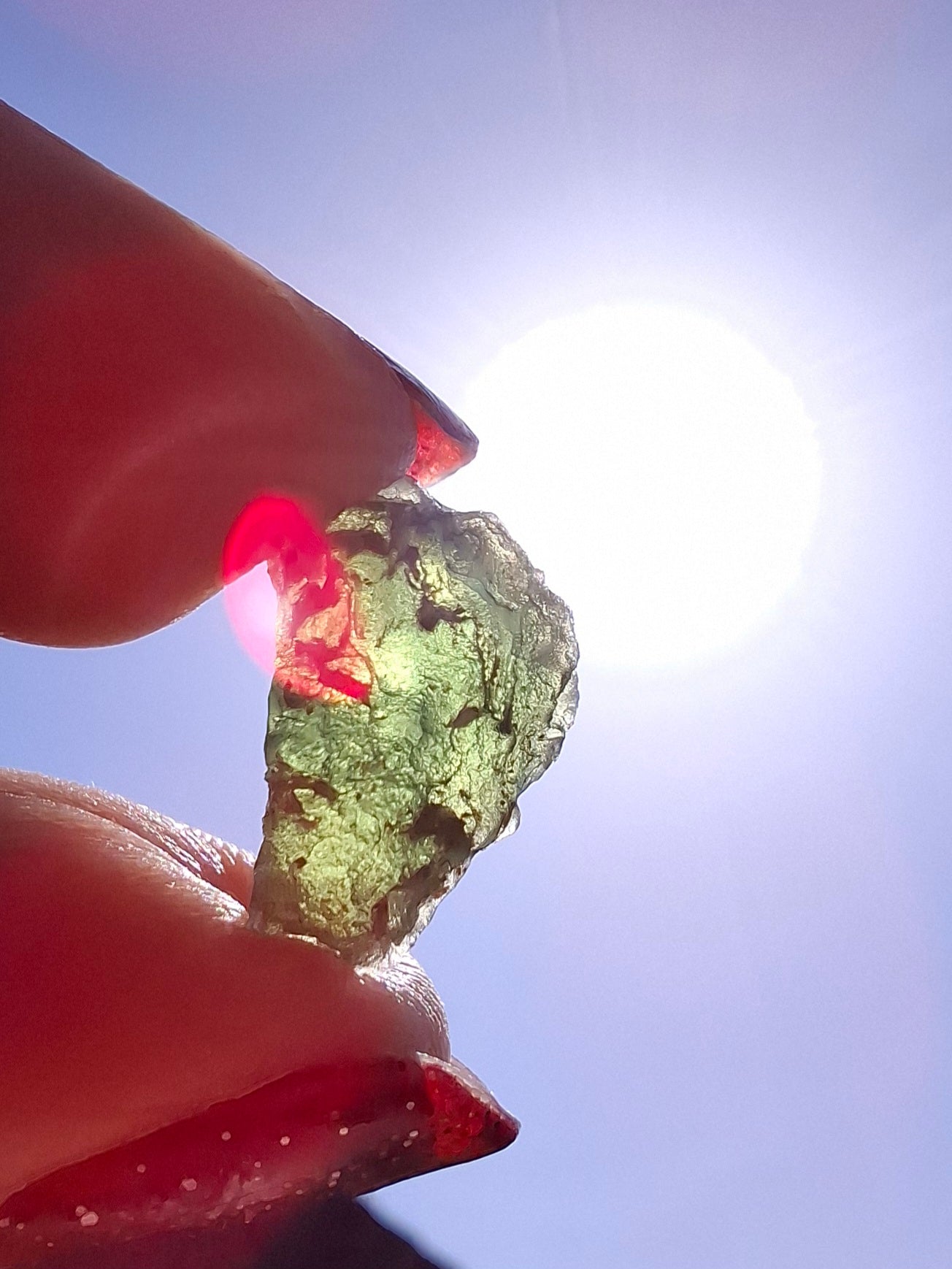 Moldavite Piece, 1.23g, Tektite (Ref: 1484)