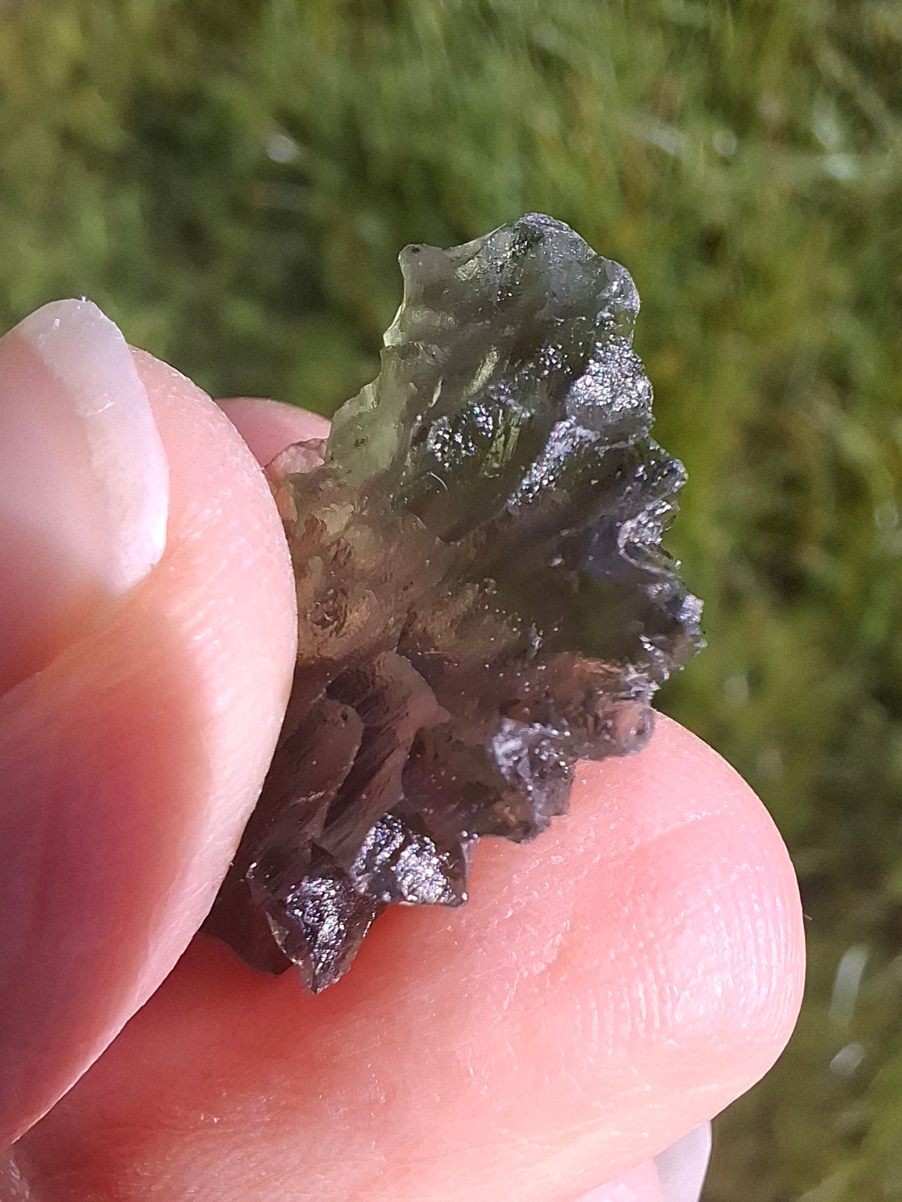 Moldavite Piece, JEZKOVNA BESEDNICE, 1.92g, Tektite (Ref: 1273)