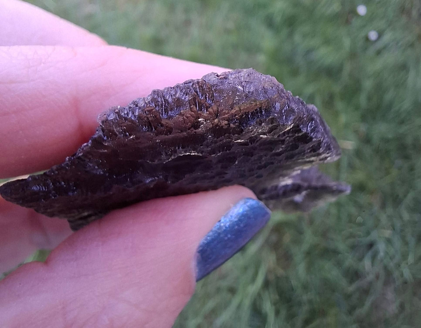 Moldavite Piece, ANGEL CHIME, CHLUM MAROUSKOVO POLE, 23.61g, Tektite (Ref: 1165)