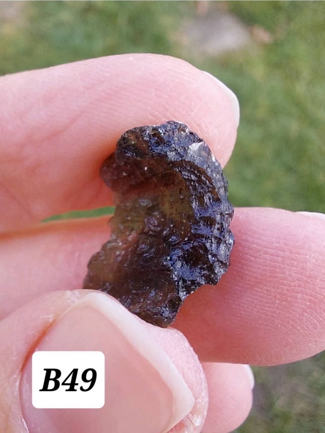 Moldavite Piece, 1.48g, Tektite (Ref: B49)