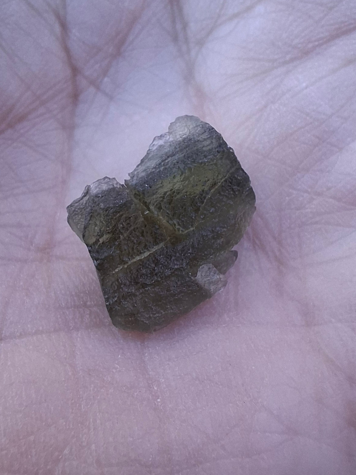 Moldavite Piece, 1.00g, Tektite (Ref: 1442)