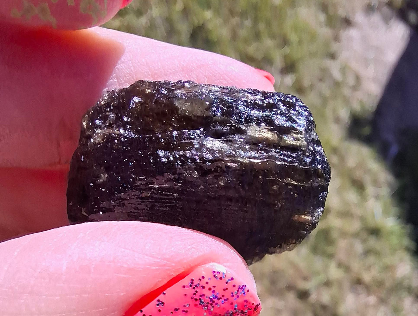 Moldavite Piece, JAKULE, 11.41g, Tektite (Ref: 1176)