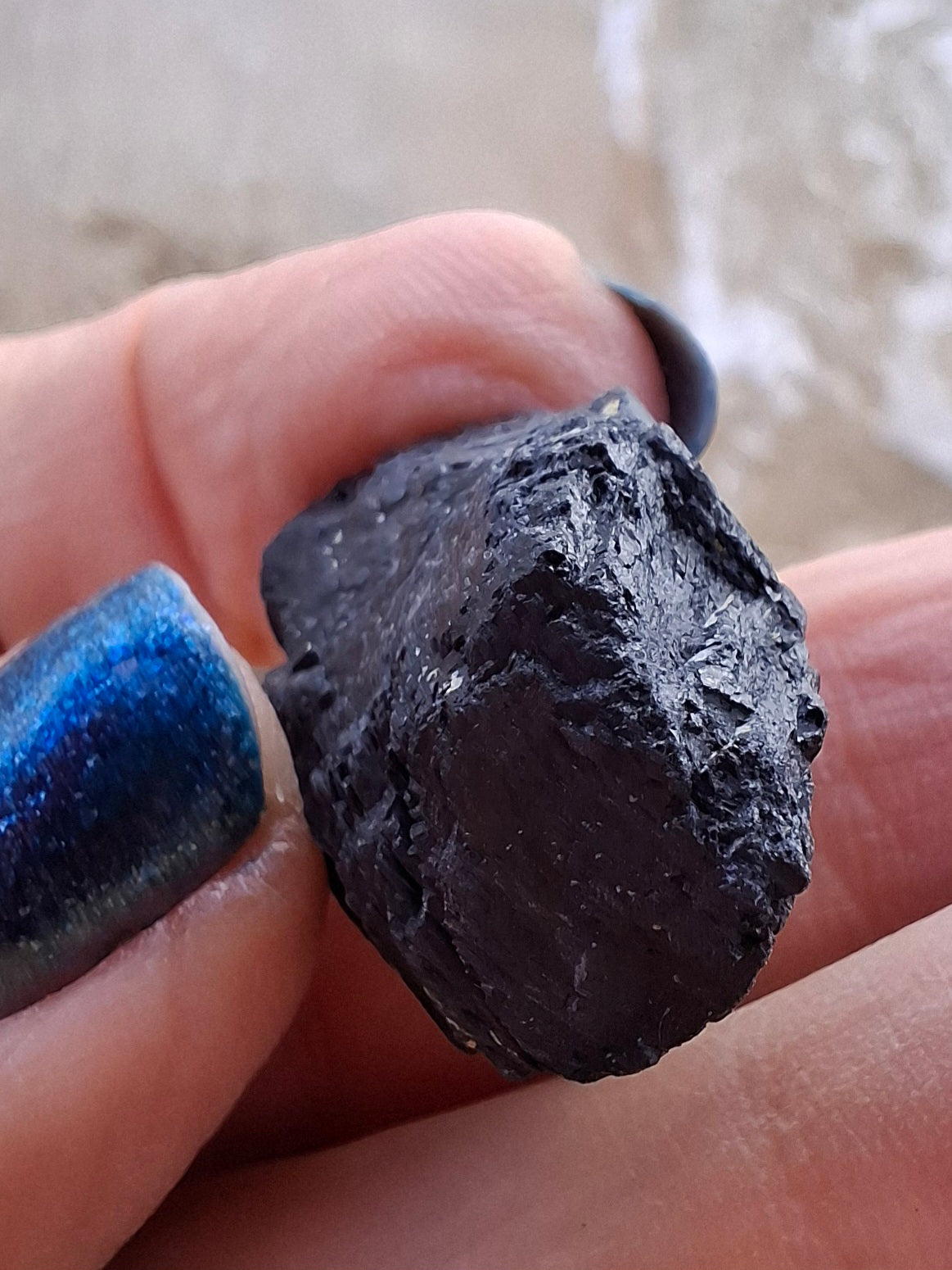 Black Tourmaline RAW, 8.86g, Crystal (Ref: RBT3)