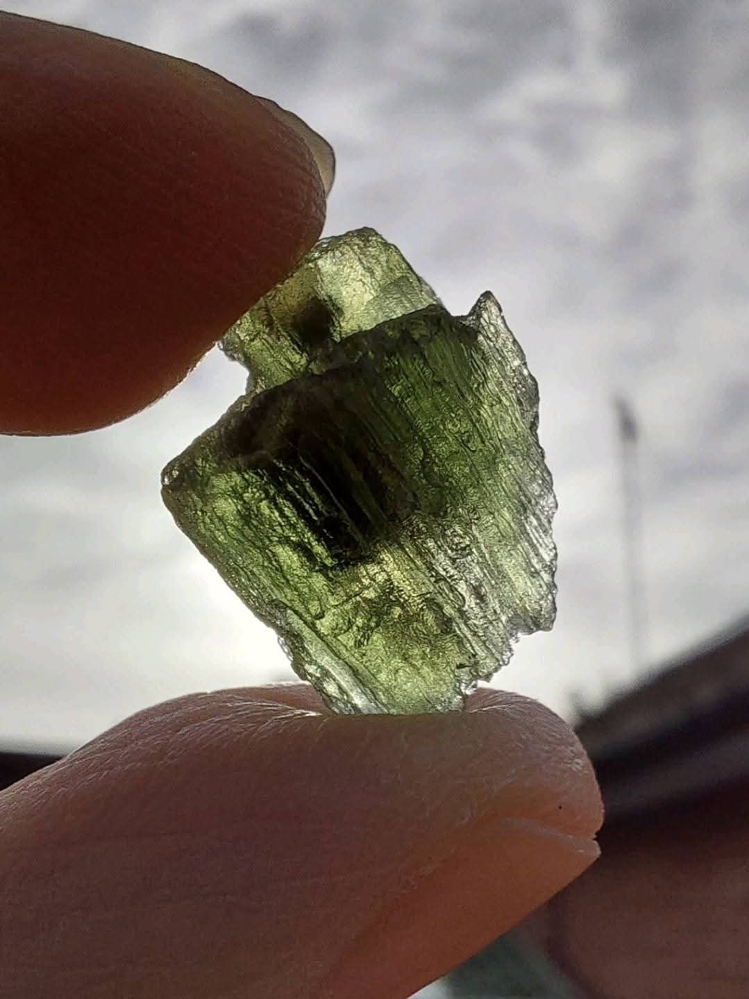 Moldavite Piece, 1.64g, Tektite (Ref 889)
