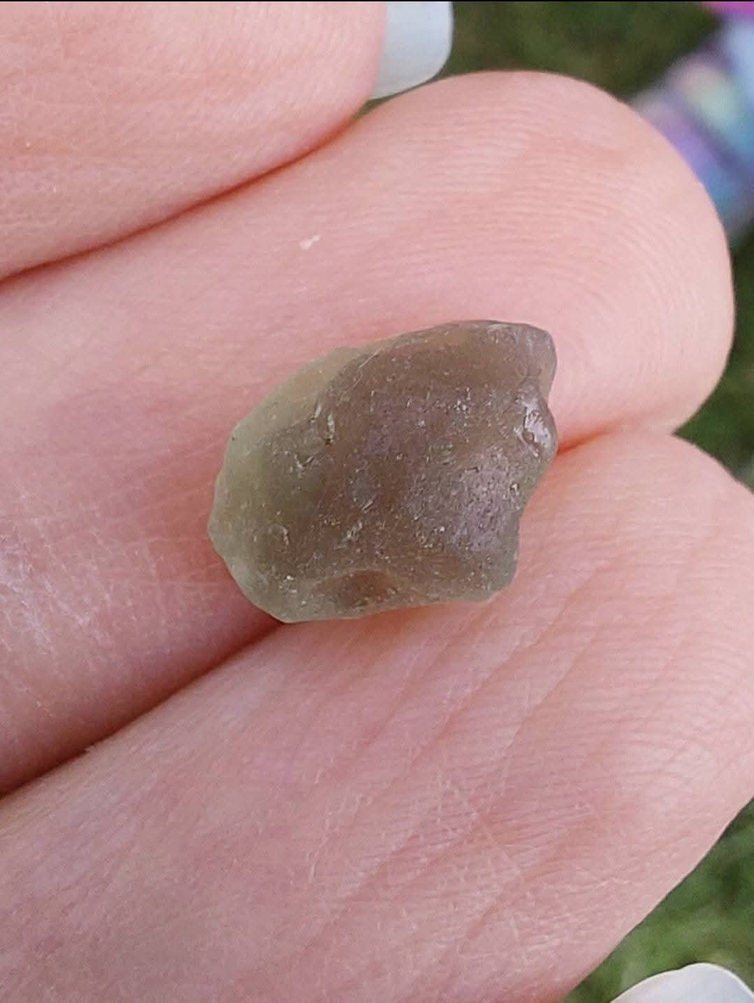 Moldavite Piece, 0.52g, Tektite (Ref: E226)