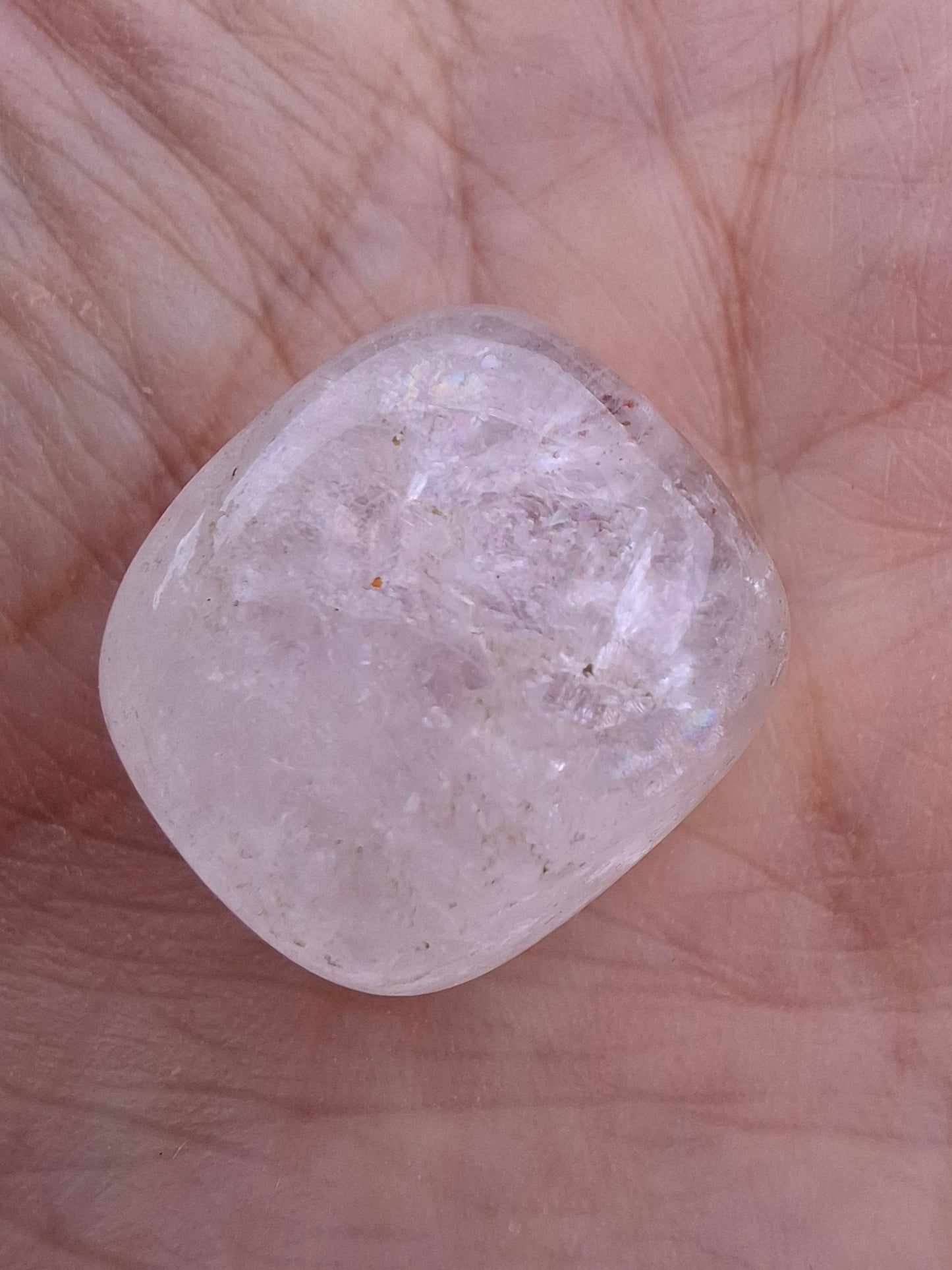Clear Quartz, Tumble Stone, Crystal 🌈 (Ref: T26)