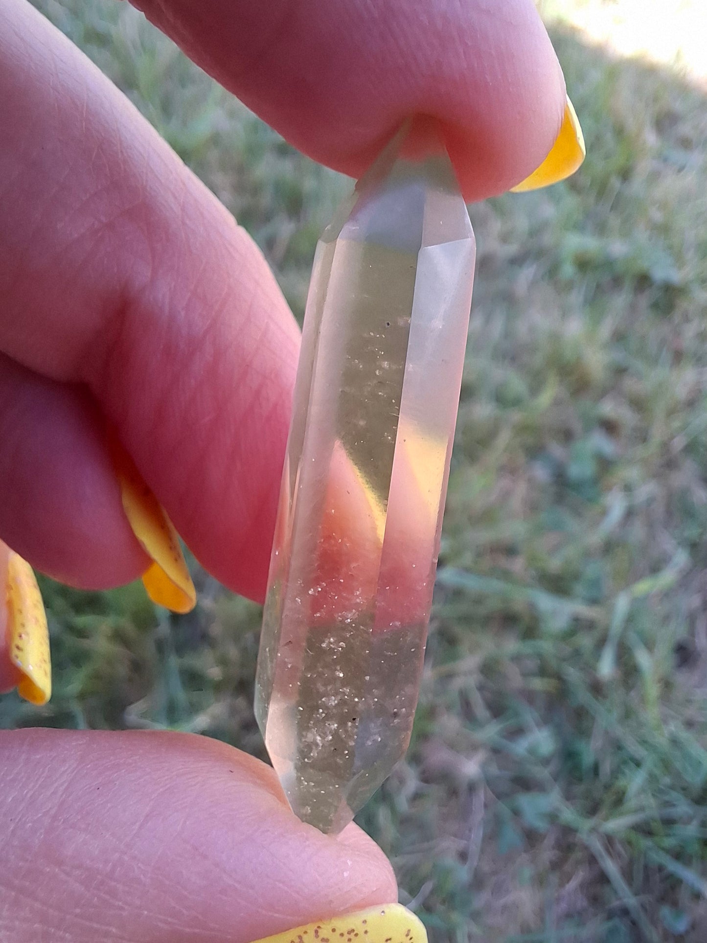 Libyan Desert Glass DT Carving, 4.71g, Tektite (Ref: LDT9)