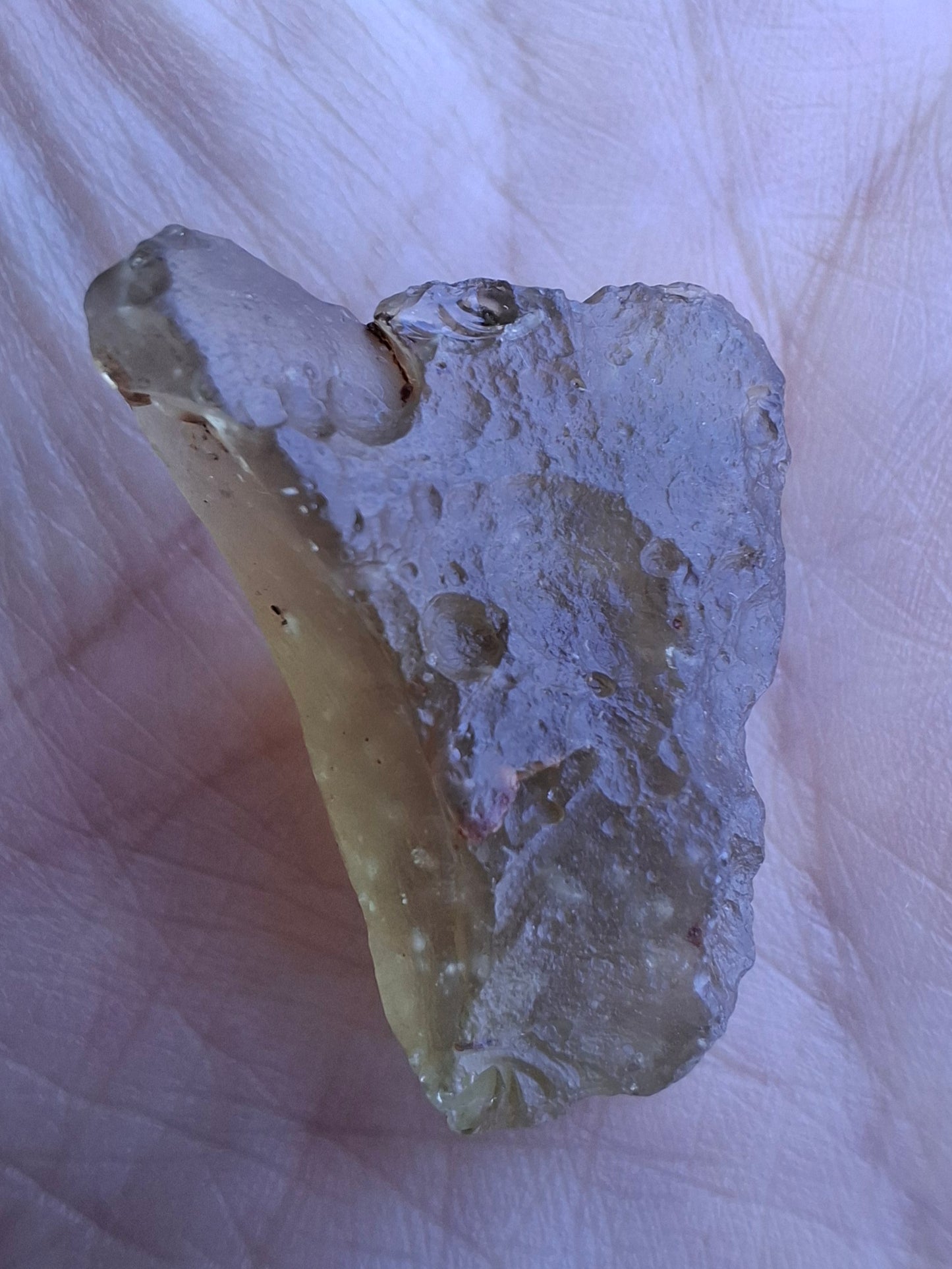 Libyan Desert Glass (darker) Piece, 7.36g, Tektite (Ref: L1357)