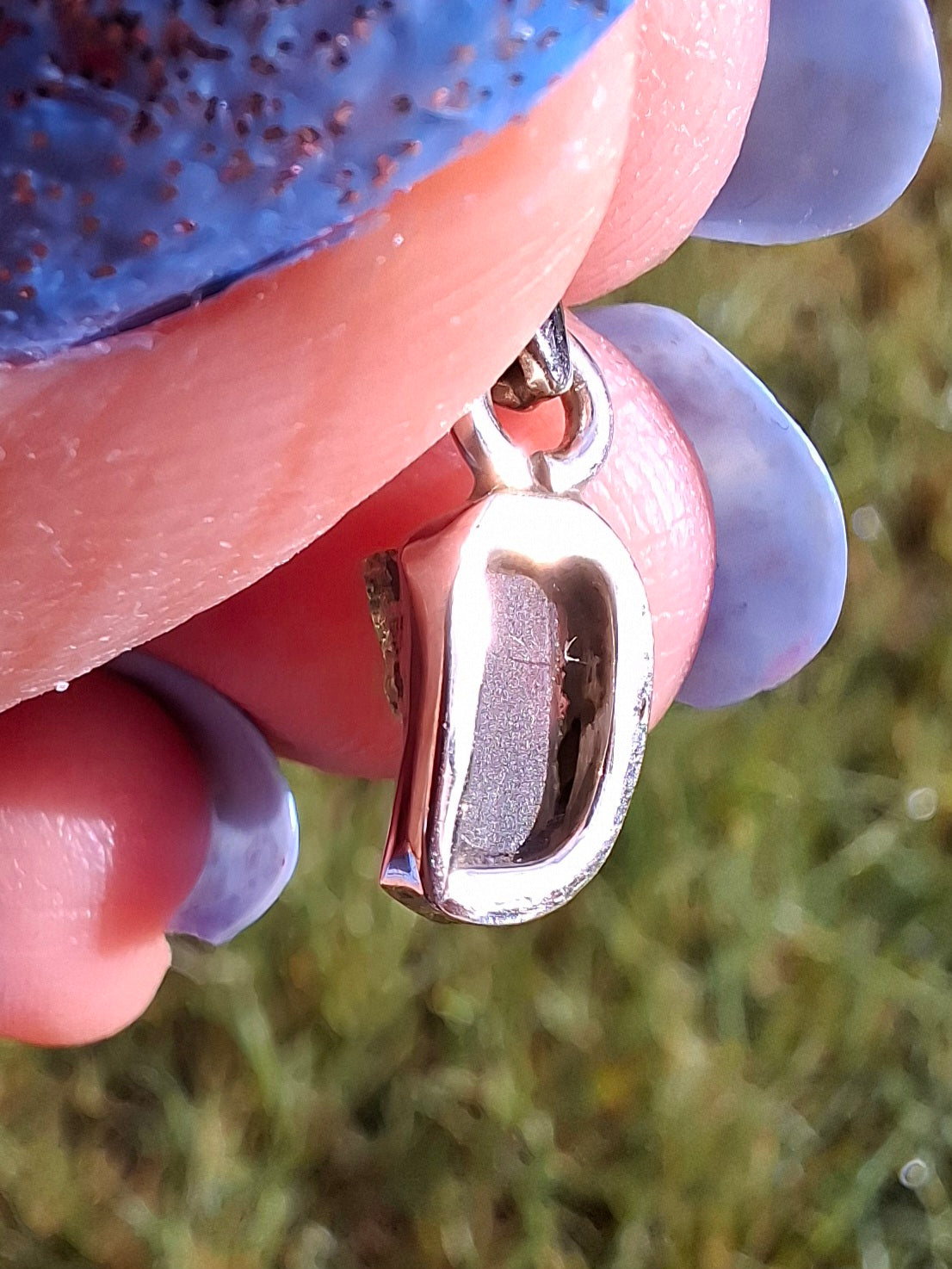 Moldavite Pendant, 925 Silver, Tektite (Ref: P39)