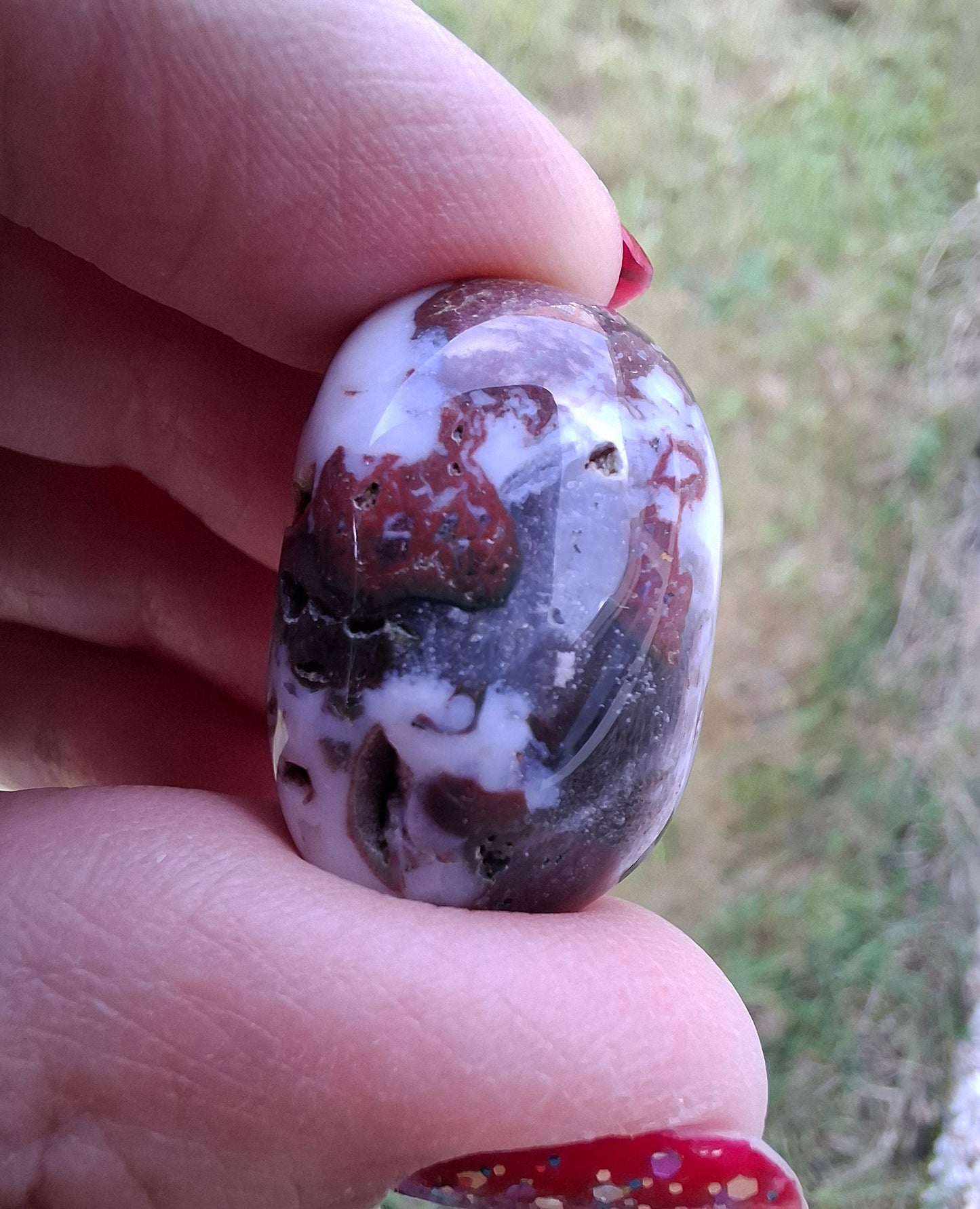 Ocean Jasper, Tumble Stone, Crystal (Ref: T198)